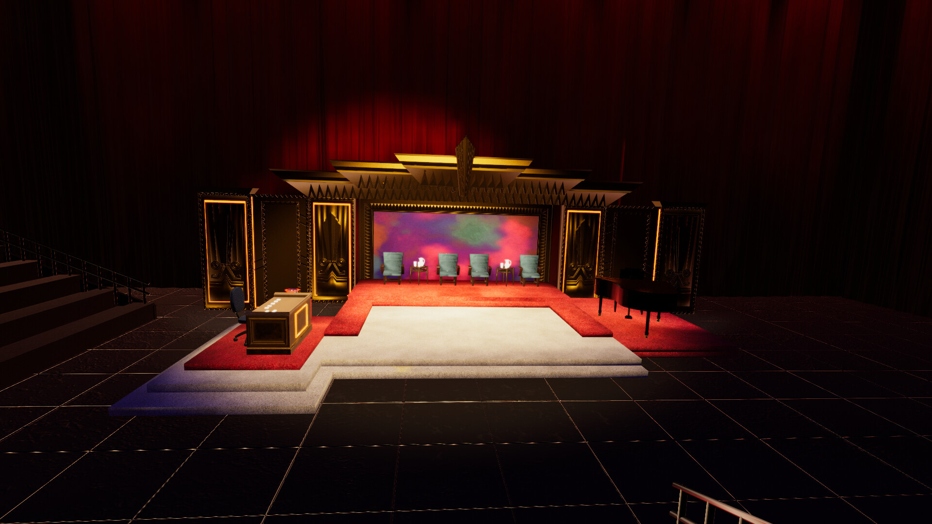 Artstation whose line is it anyway set recreated in vr