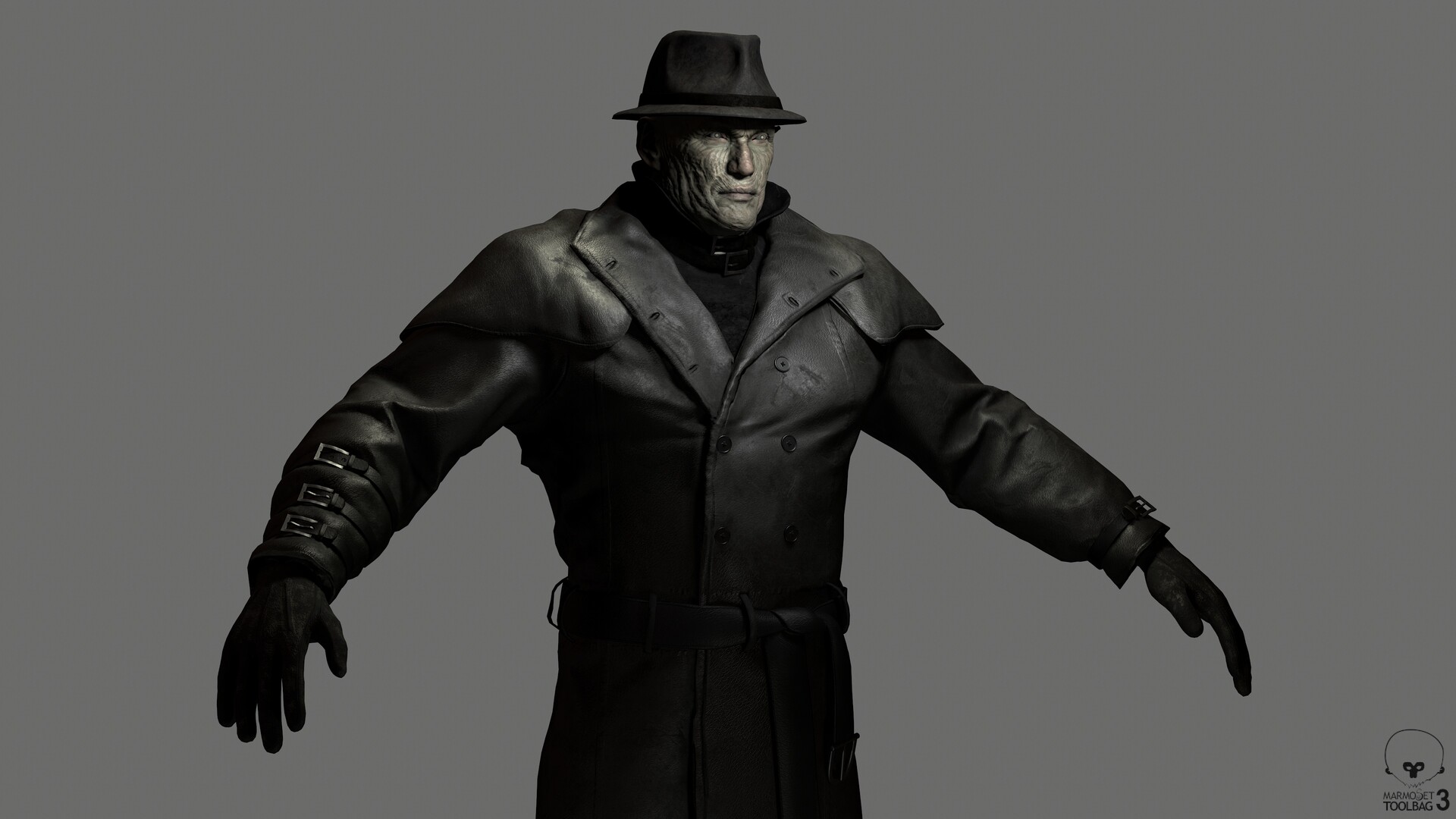 Mr X Resident Evil 2 by Niloartist, Game Art, Sculpture