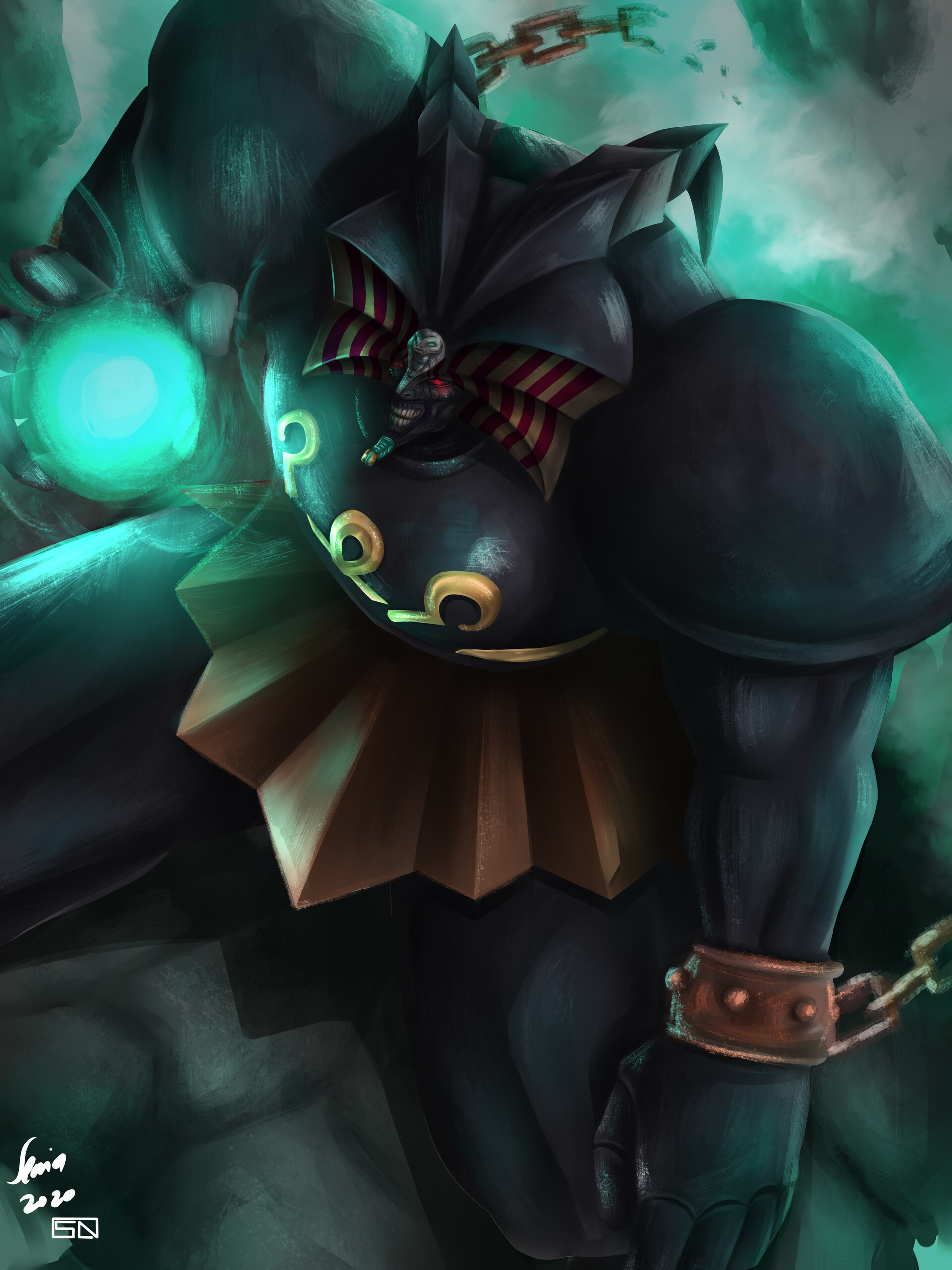 ArtStation - EXODIA the forbidden one and EXODIA Necross