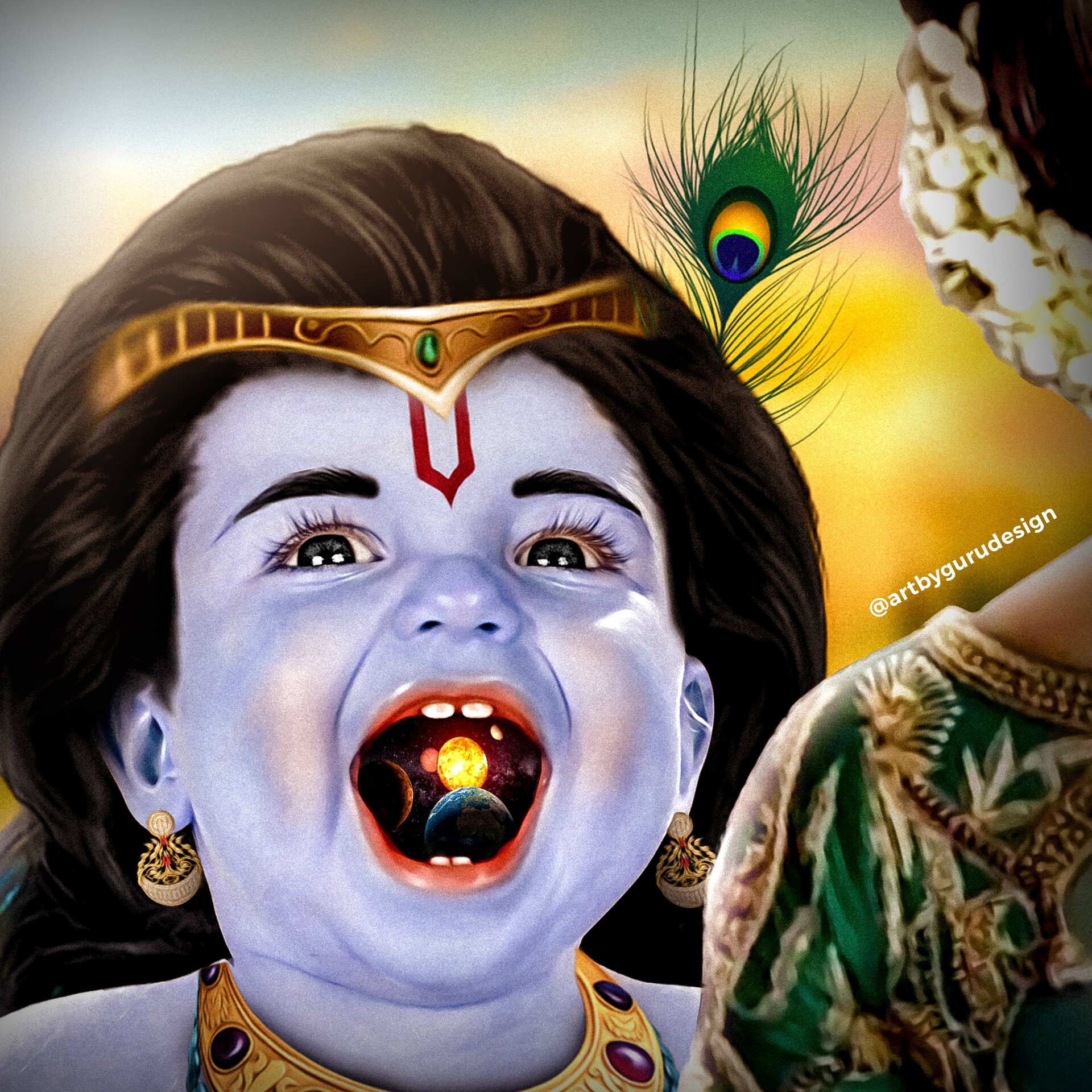 ArtStation Lord Shree Krishna