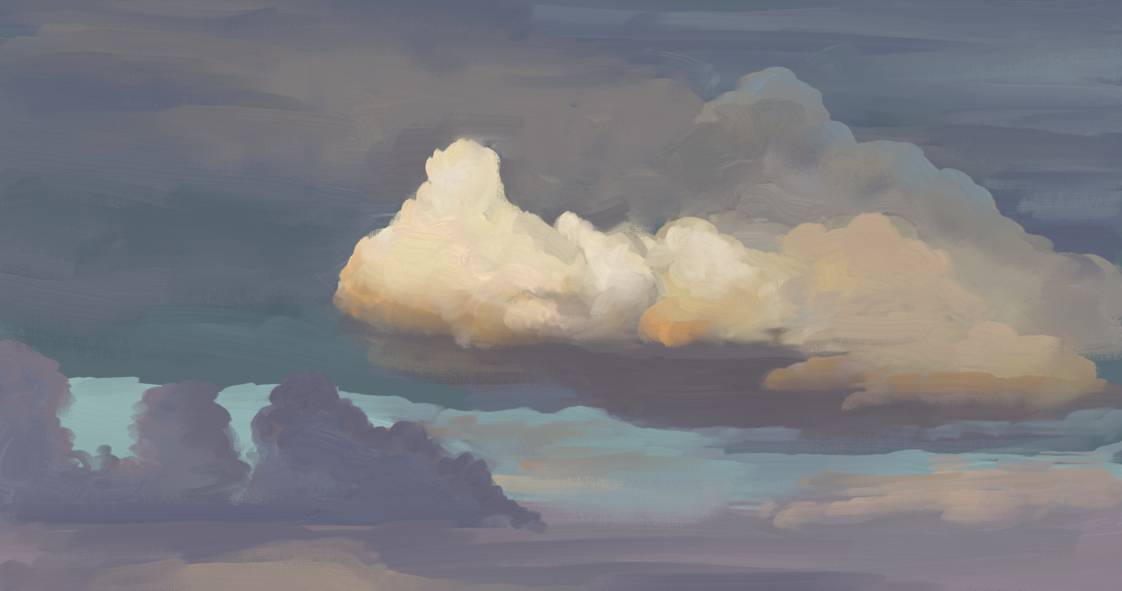 Land Anywhere Concept Design Illustration Cloudy At Xander Flight Of Dragons On A Cloudy Sky
