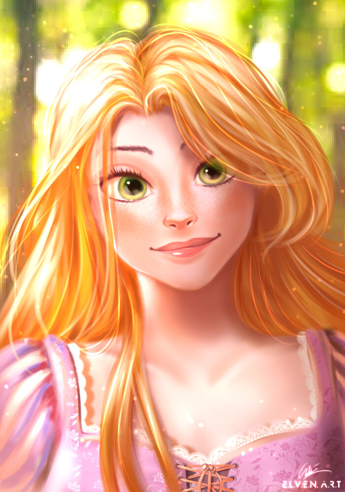 ArtStation - Rapunzel Tangled