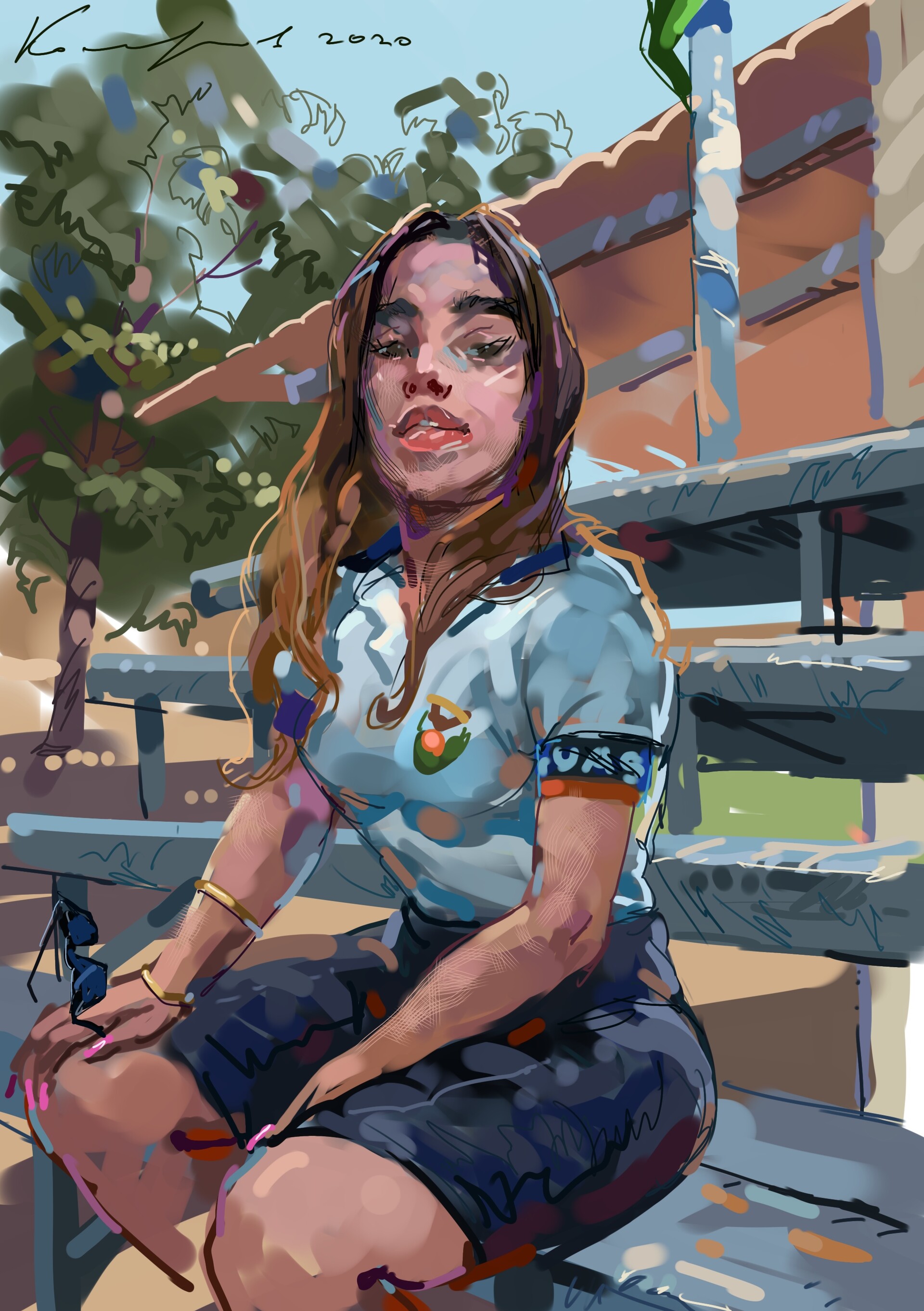 ArtStation - Болельщица