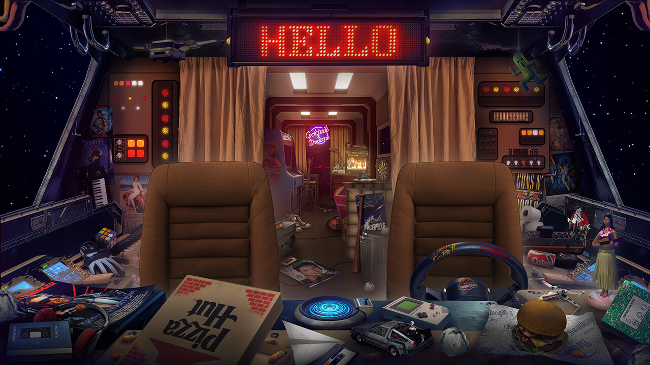 Rachid Lotf - Spaceballs Twitch Streamer Background