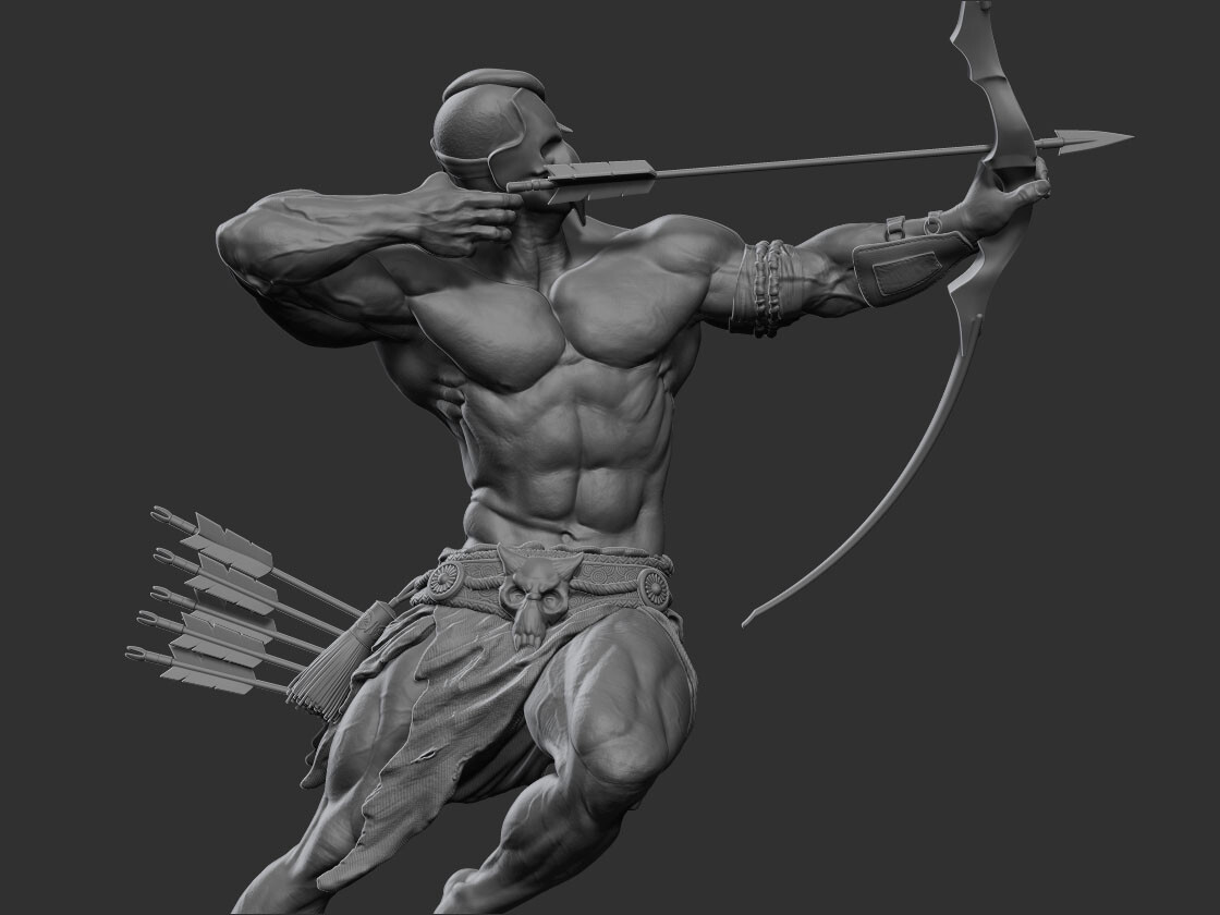 Mihai Daranga the archer 3d print