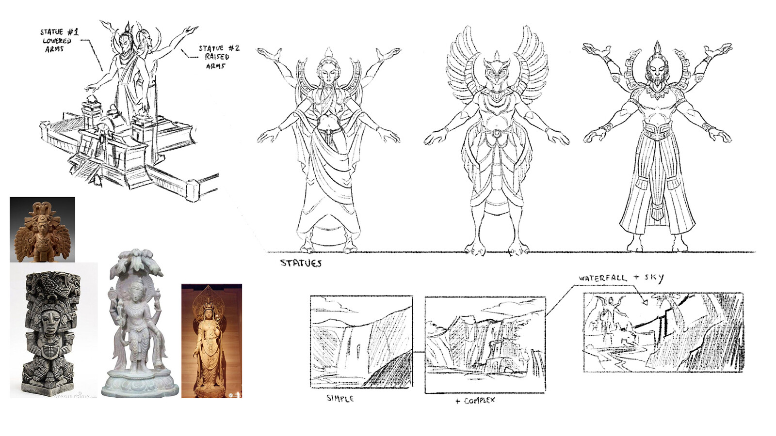 Set dressing, composition and shape language study