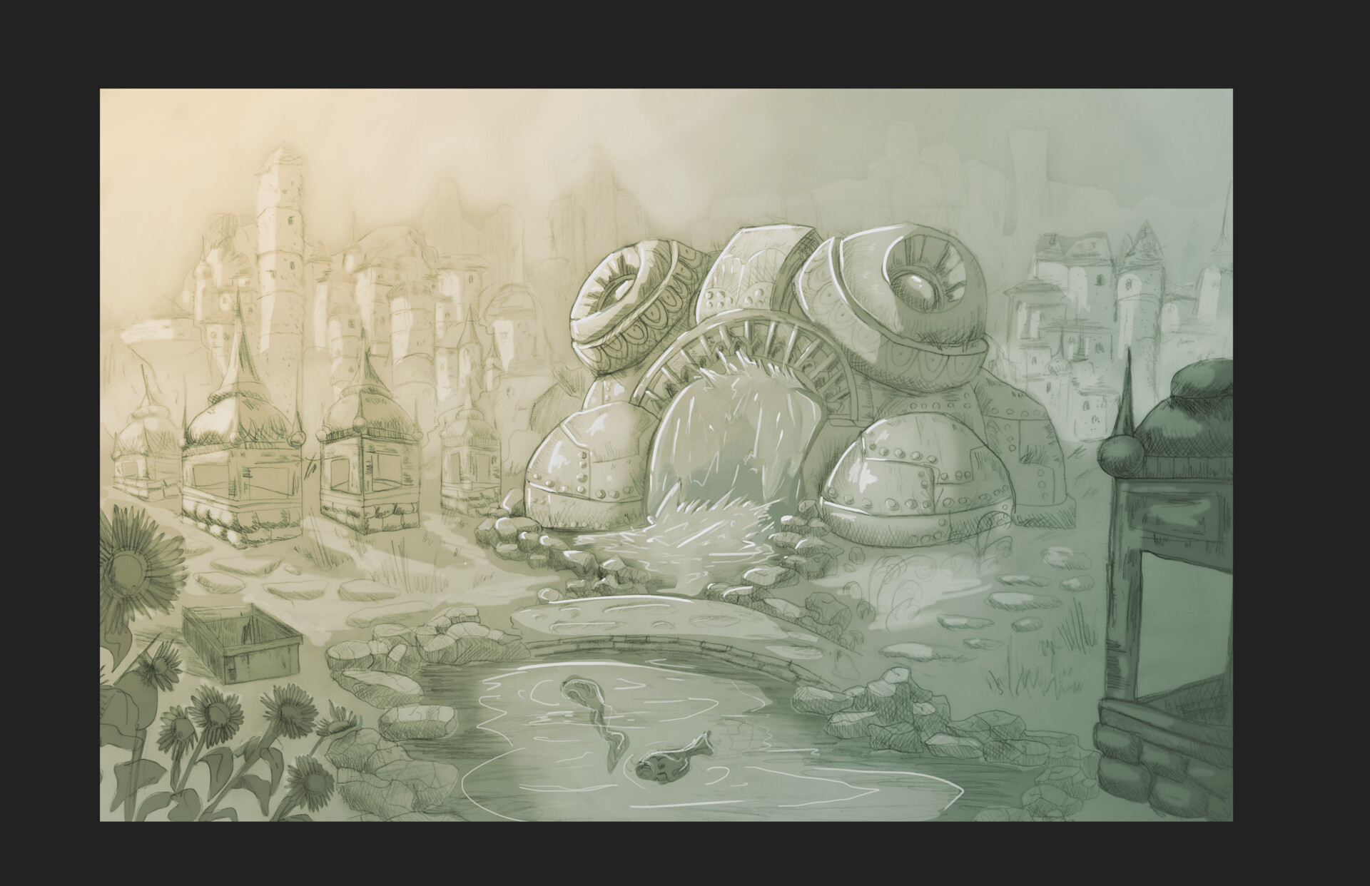 Artstation Temple For The Frog God Alonso Rocha