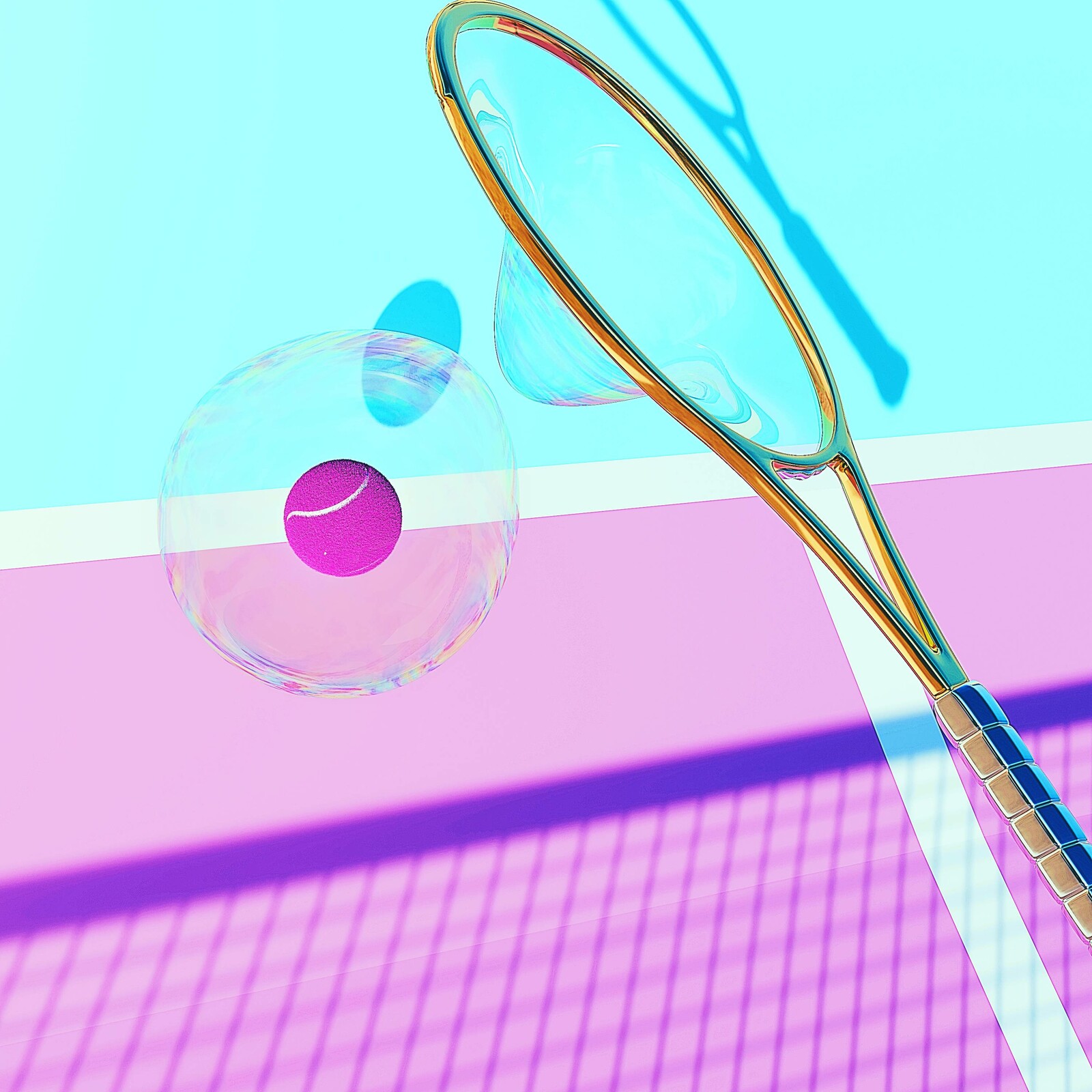 tennis bubbles