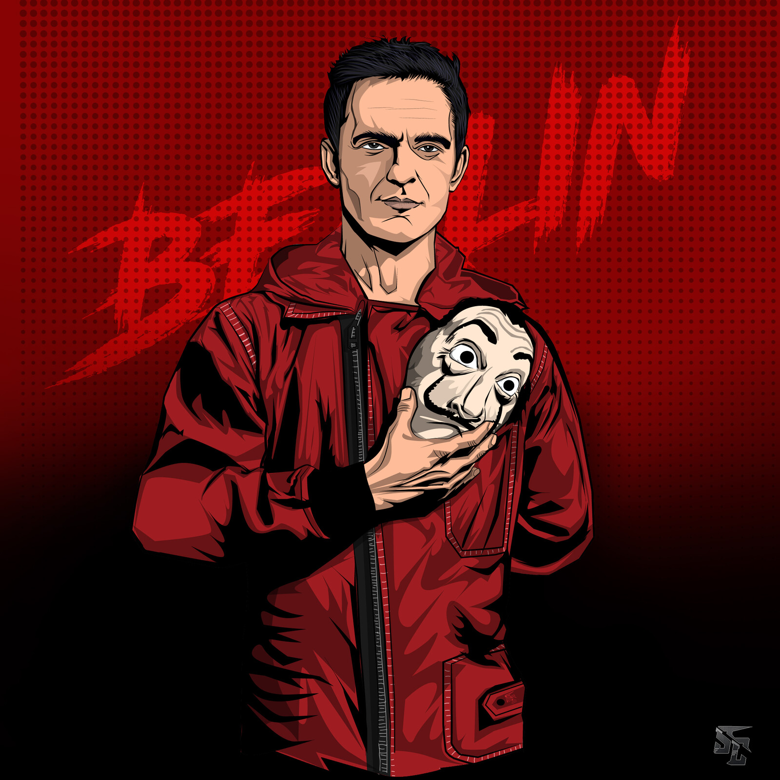 Artstation Berlin Money Heist Vector Art Soumik Choudhury Choose from over a million free vectors, clipart graphics, vector art images, design templates, and illustrations created by artists worldwide! berlin money heist vector art soumik