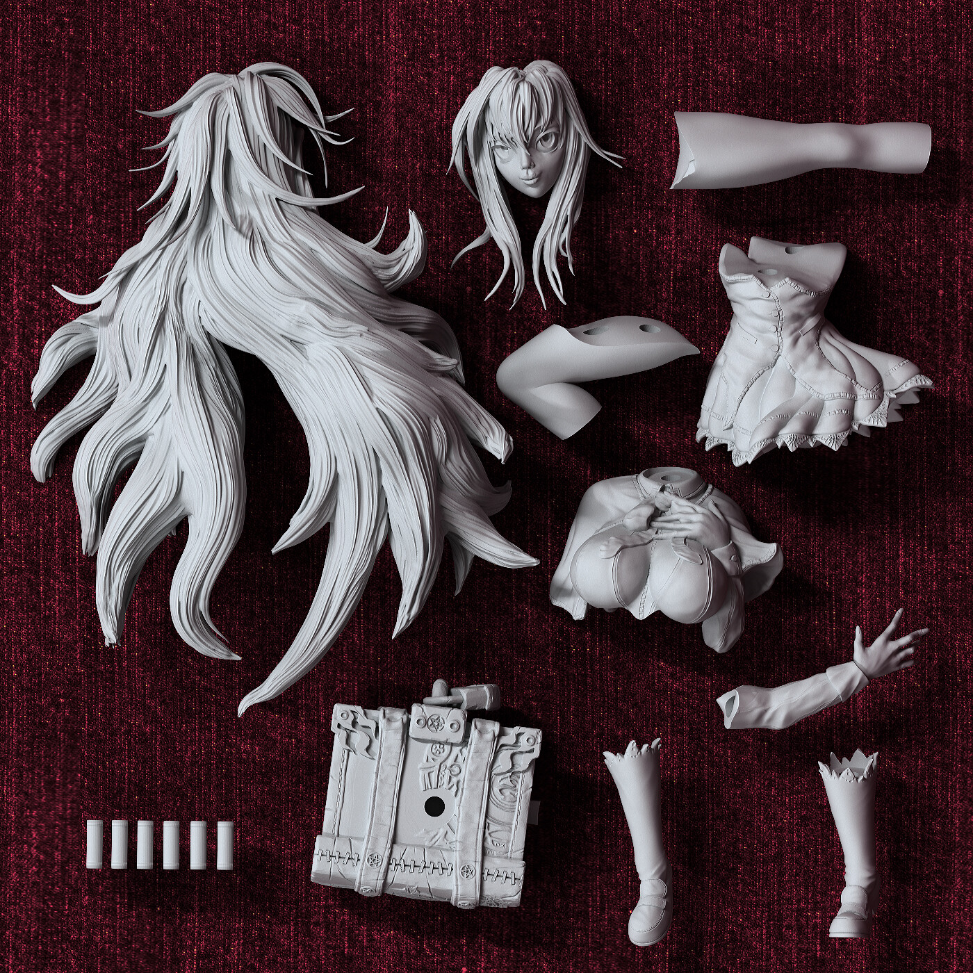 3D file Gawr Gura  Hololive Vtuber Anime Figurine STL for 3D Printing3D  printing design to downloadCults