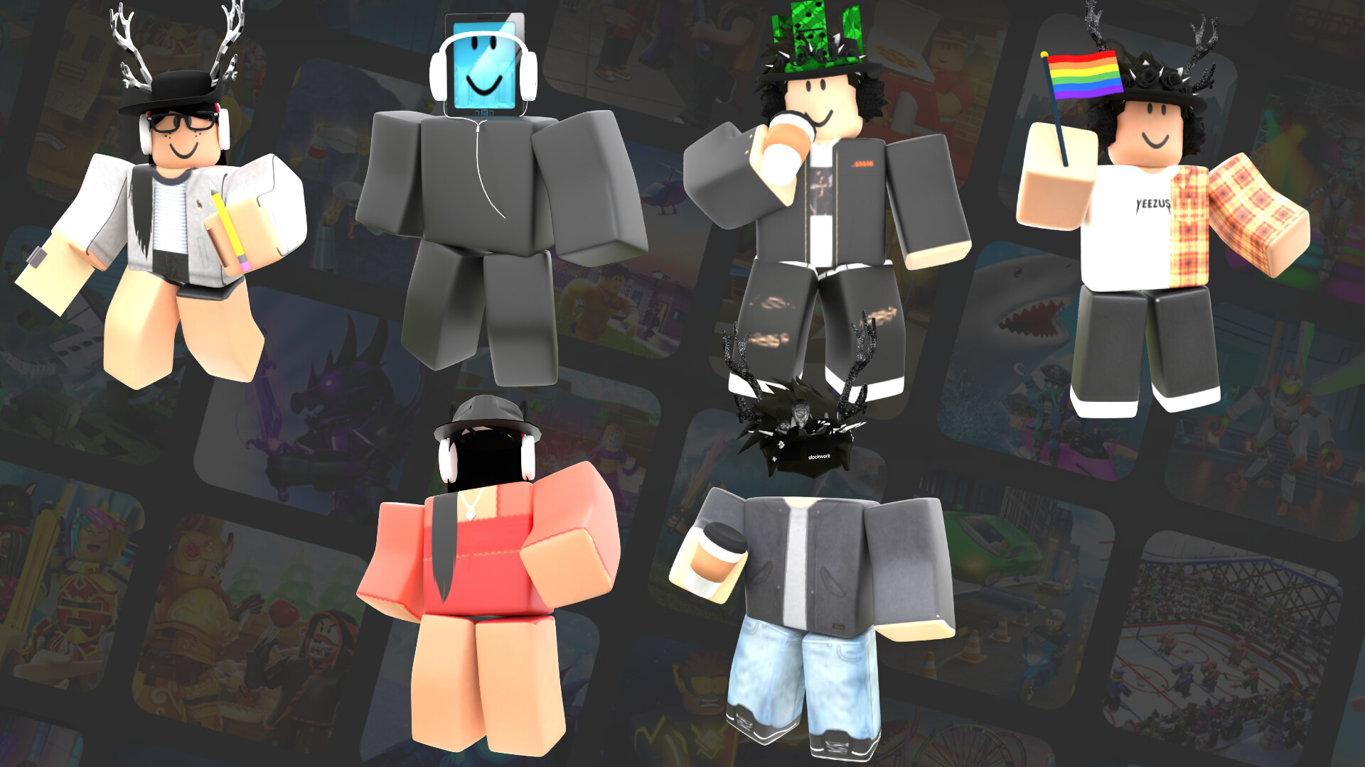 Make you a roblox 3d hd gfx out of your roblox avatar by