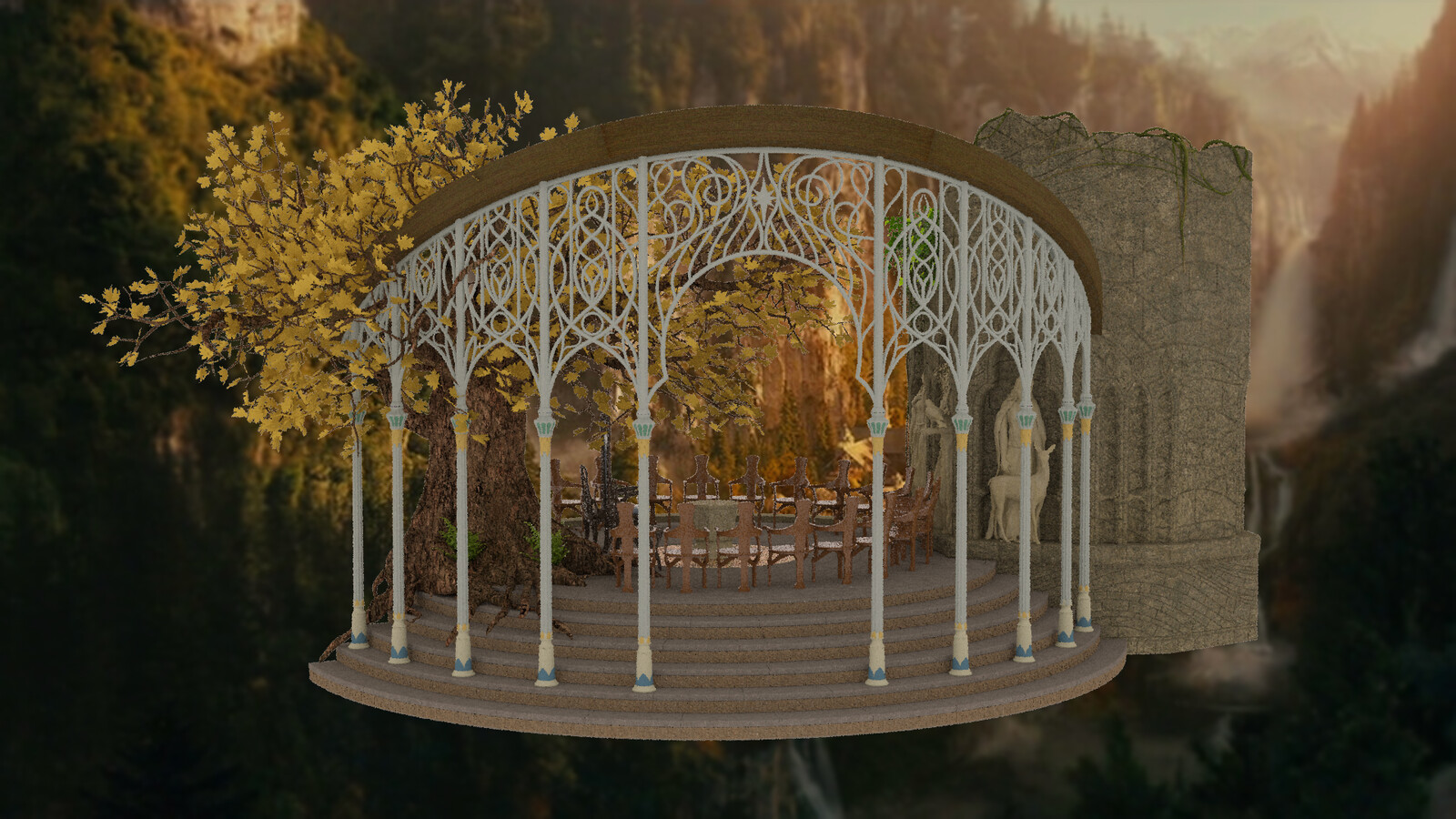 Vladislav Vankman - The Lord of the Rings - Rivendell - Council of Elrond