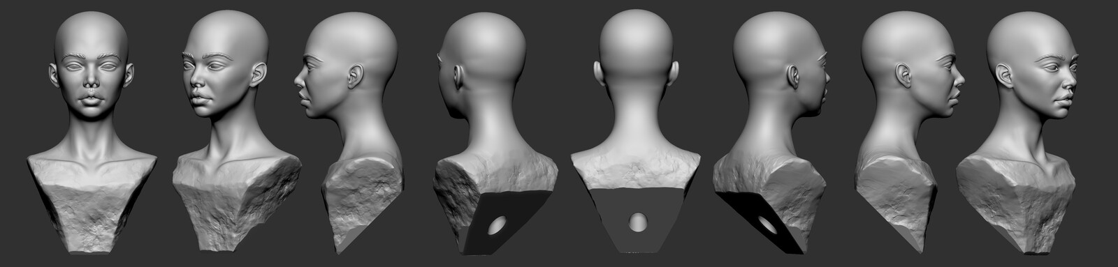 Bust ready to print