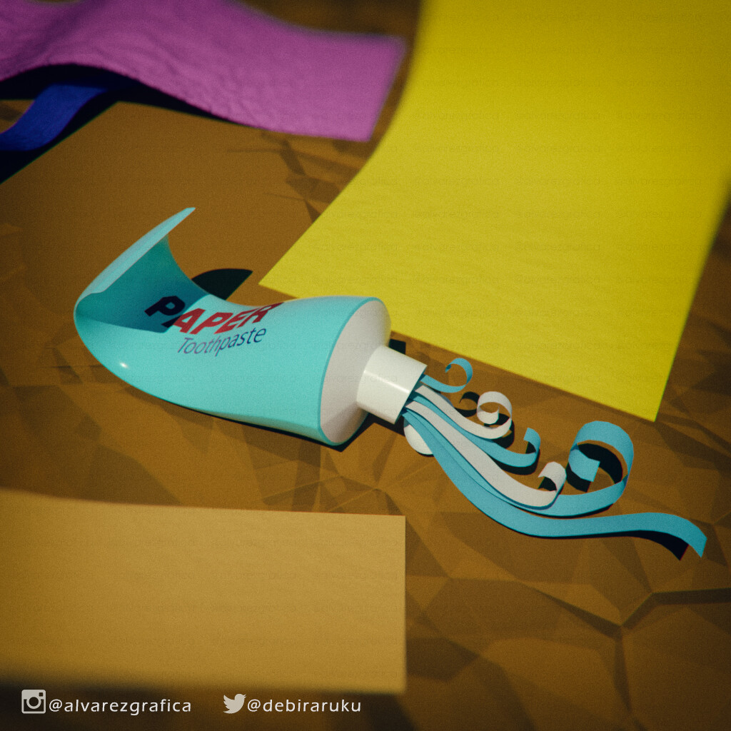 Paper Toothpaste