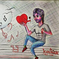 Artstation Traditional Color Pencil Art Dq Karthick Kart Dq_drawing #pencil_art how to draw dq. traditional color pencil art