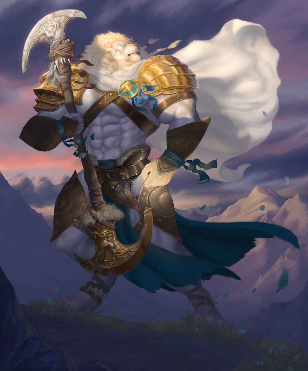 Ajani Steadfast Art