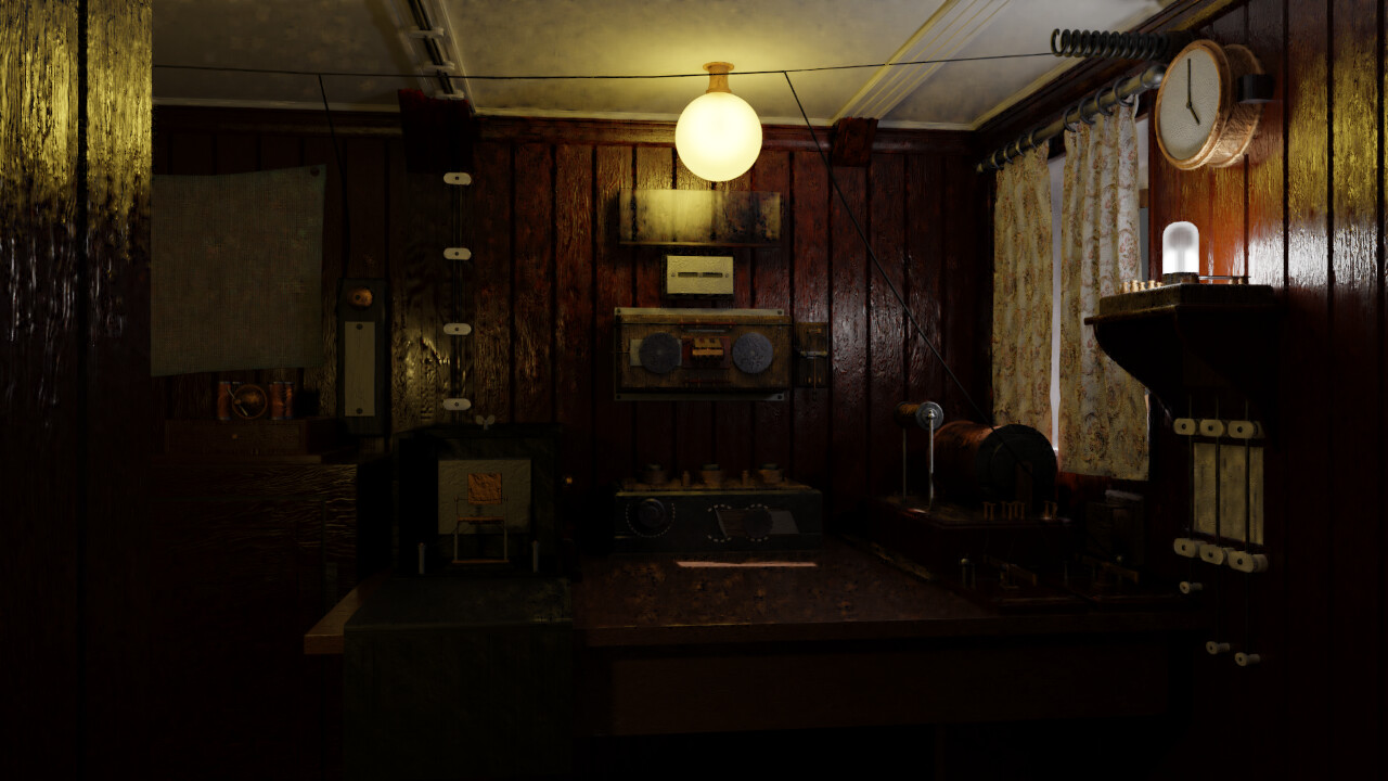 Gavriel Bar-or - RMS Lusitania Marconi Wireless Room, image size:1280x720