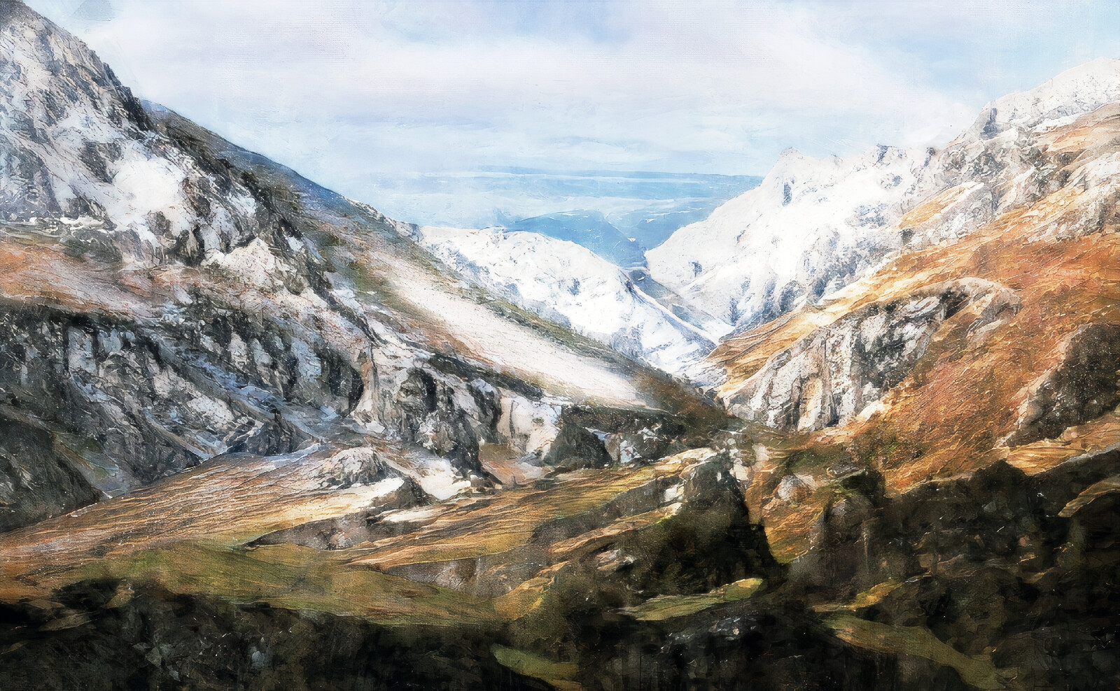 ArtStation Broken Mountain