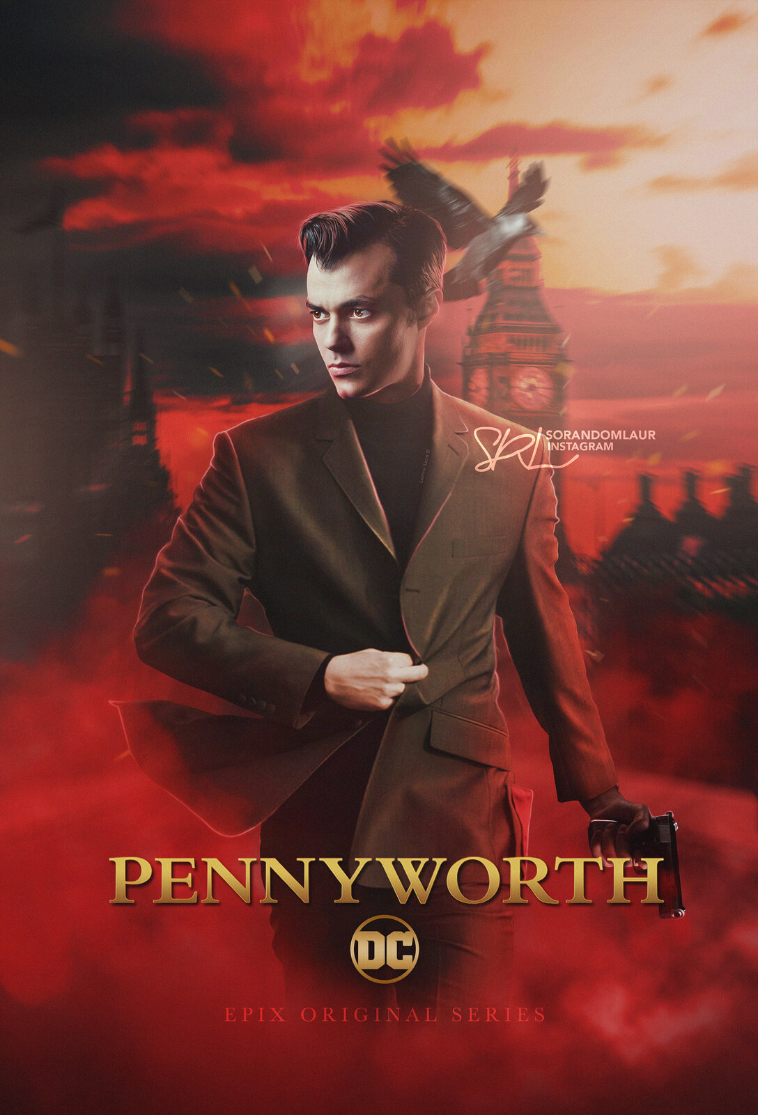 Artstation Pennyworth Season 1 Fan Art Poster Laurine Sacre