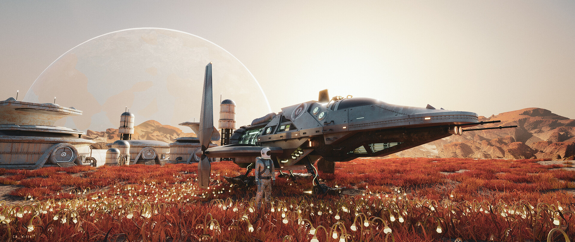 ArtStation - A Retro Tribute to No Man's Sky