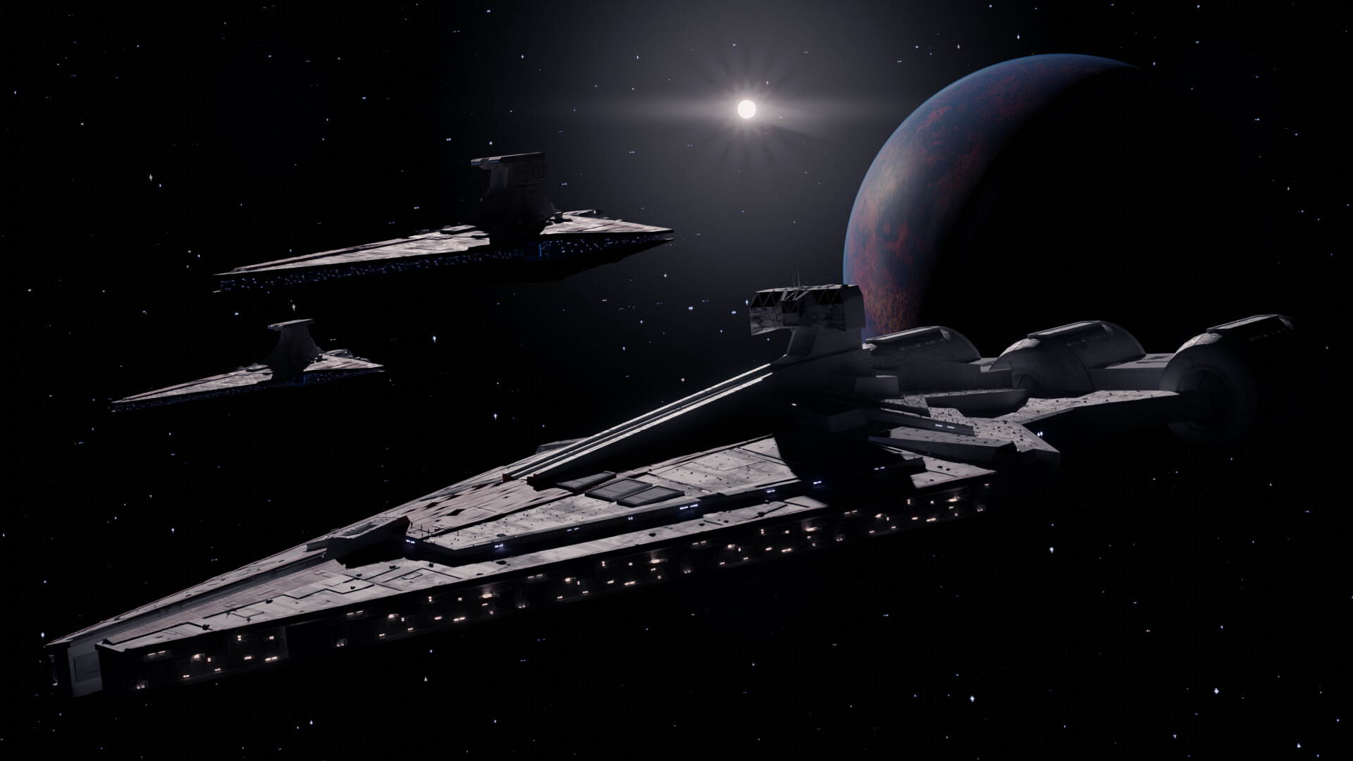 Star Wars Galactic Empire Ships