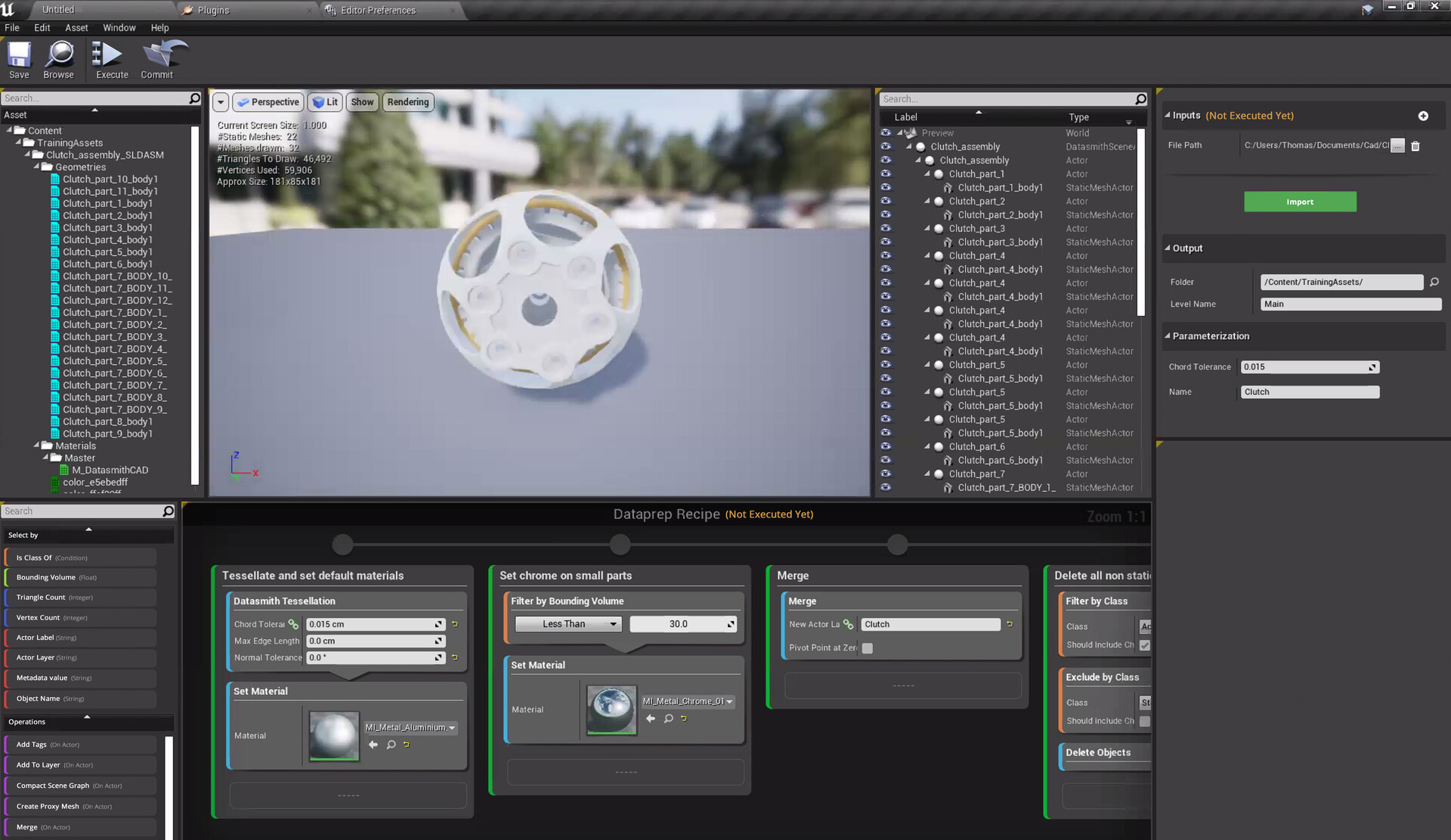 Jan Smolders Unreal Engine Dataprep System