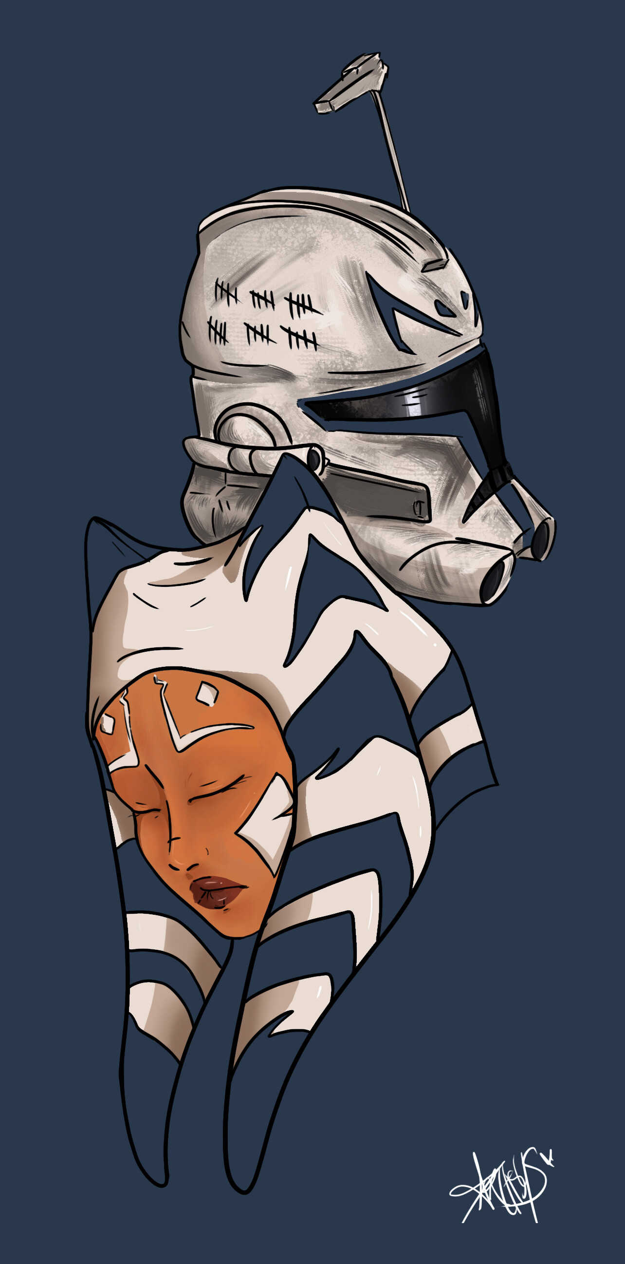 ArtStation Ahsoka and Rex