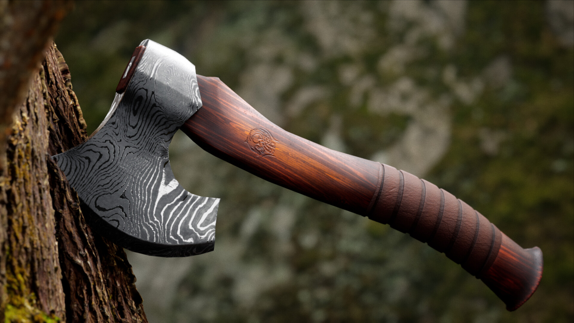 ArtStation - Nordic Carving Axe