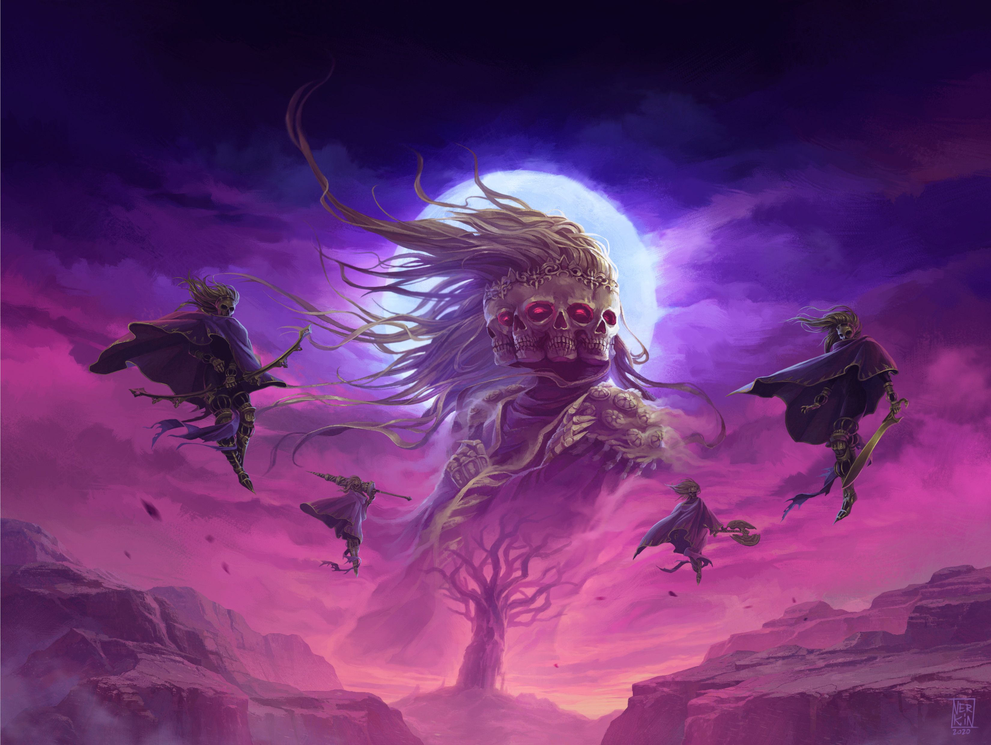 Jesús Campos "Nerkin" - Blasphemous: The Stir of Dawn Key Art