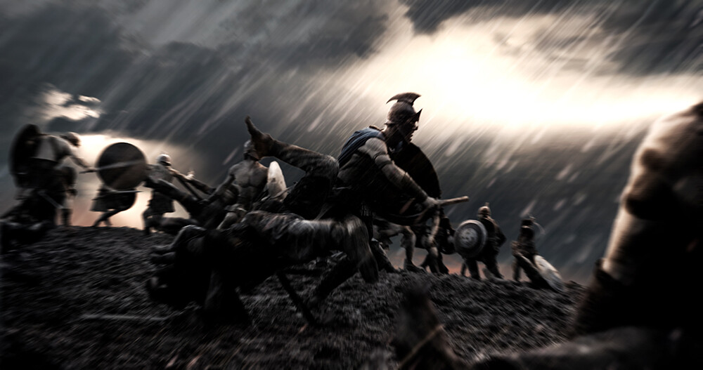 Concept art from '300 : Rise of an Empire'