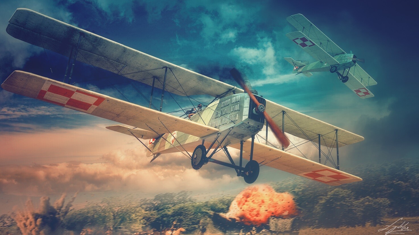 ArtStation Recon By Fire Breguet XIV A2