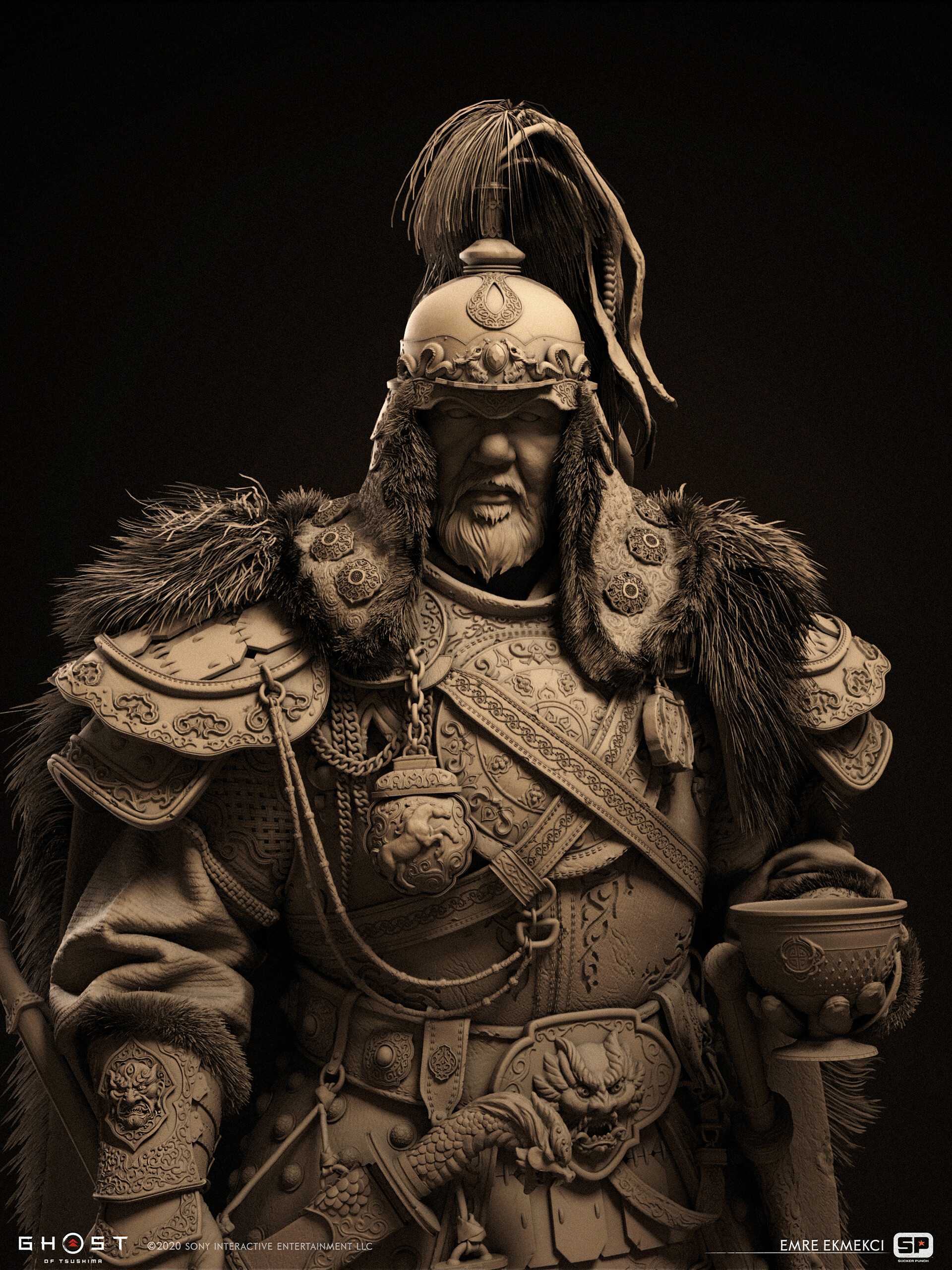 Emre Ekmekci - Ghost of Tsushima - Khotun Khan Armor