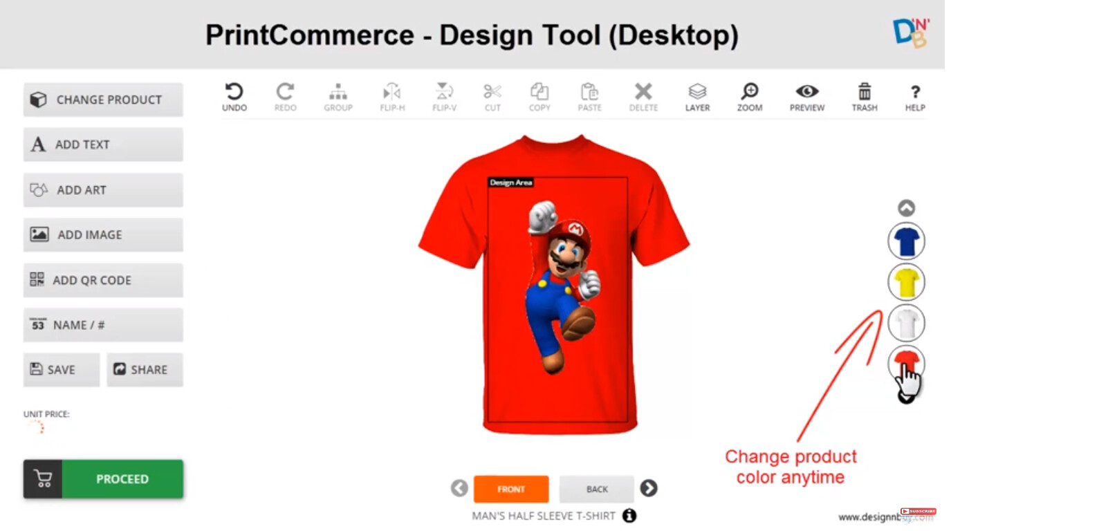 online tshirt design tool