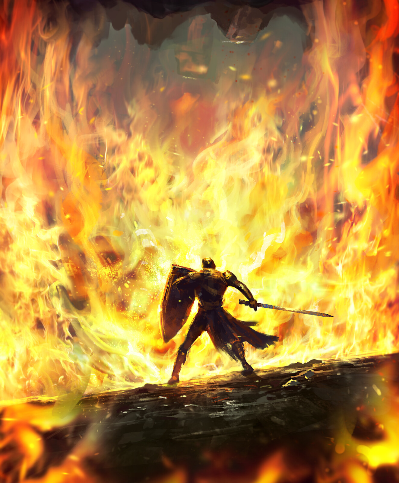 Wall of Fire--Arcane Gladiator TCG