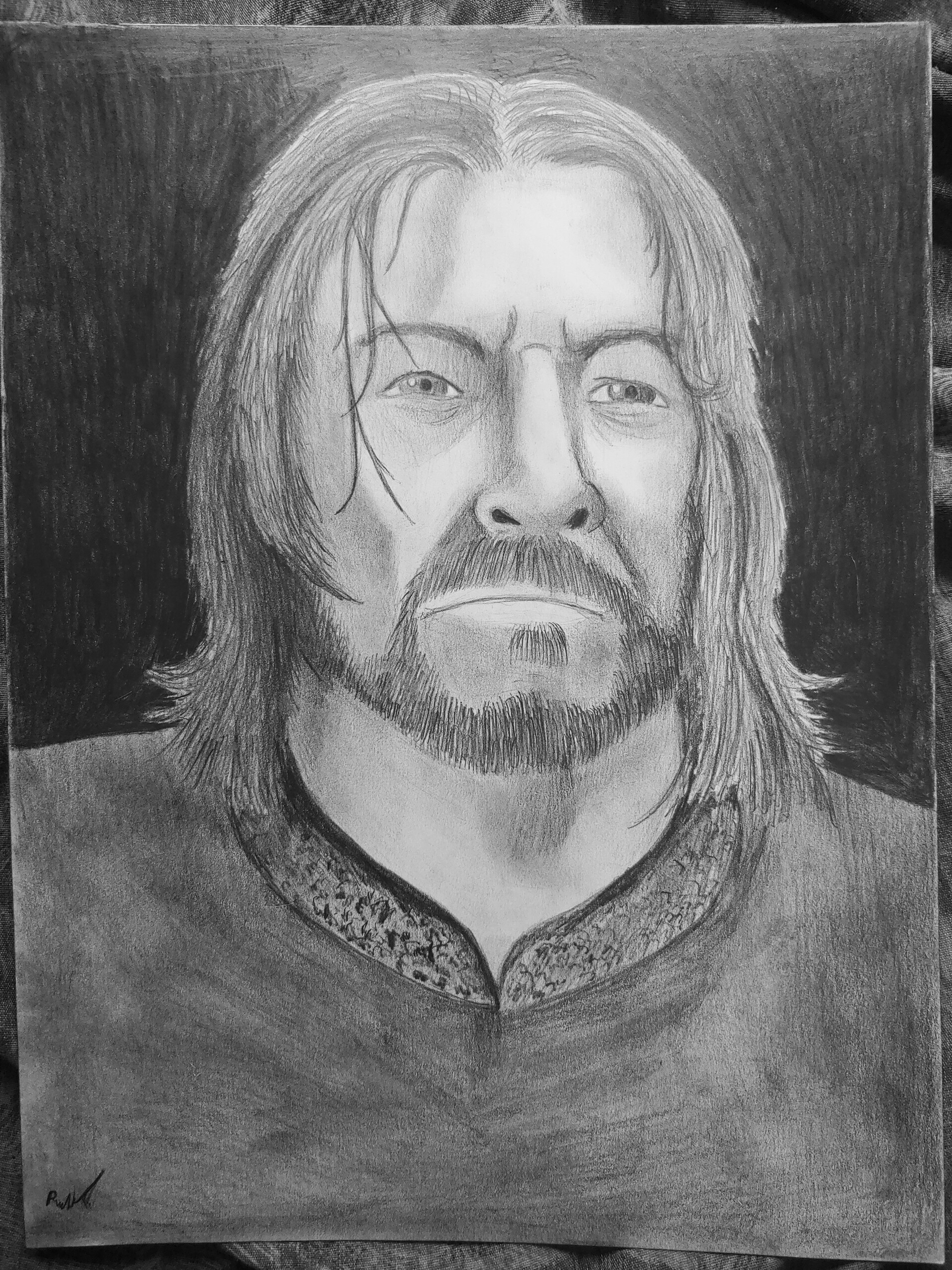 ArtStation - Boromir Portrait Drawing (Fan Art)