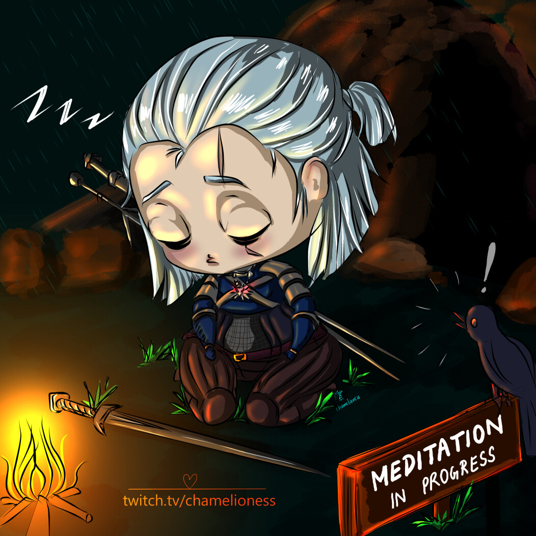 Artstation Chibi Geralt Of Rivia From The Witcher Eva Ray See a recent post on tumblr from @ladycibia about chibi witchers saga. chibi geralt of rivia from the witcher