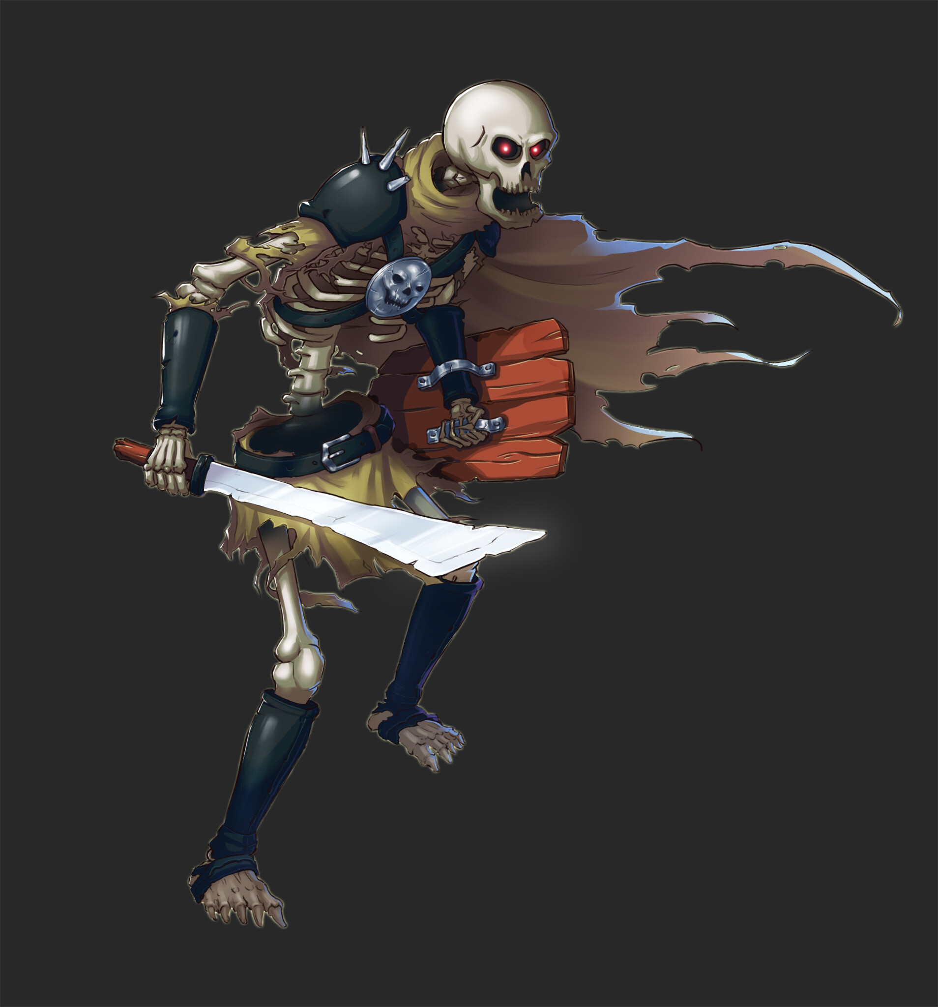 ArtStation - warrior skull