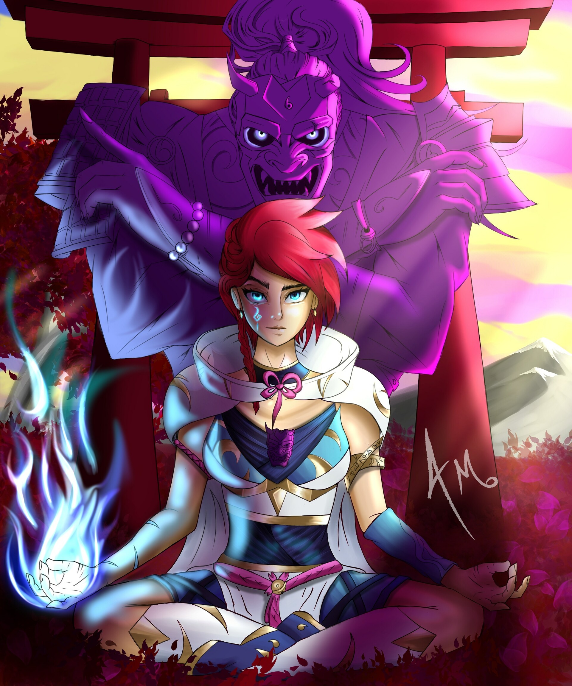 ArtStation - Aura Spirit Blossom