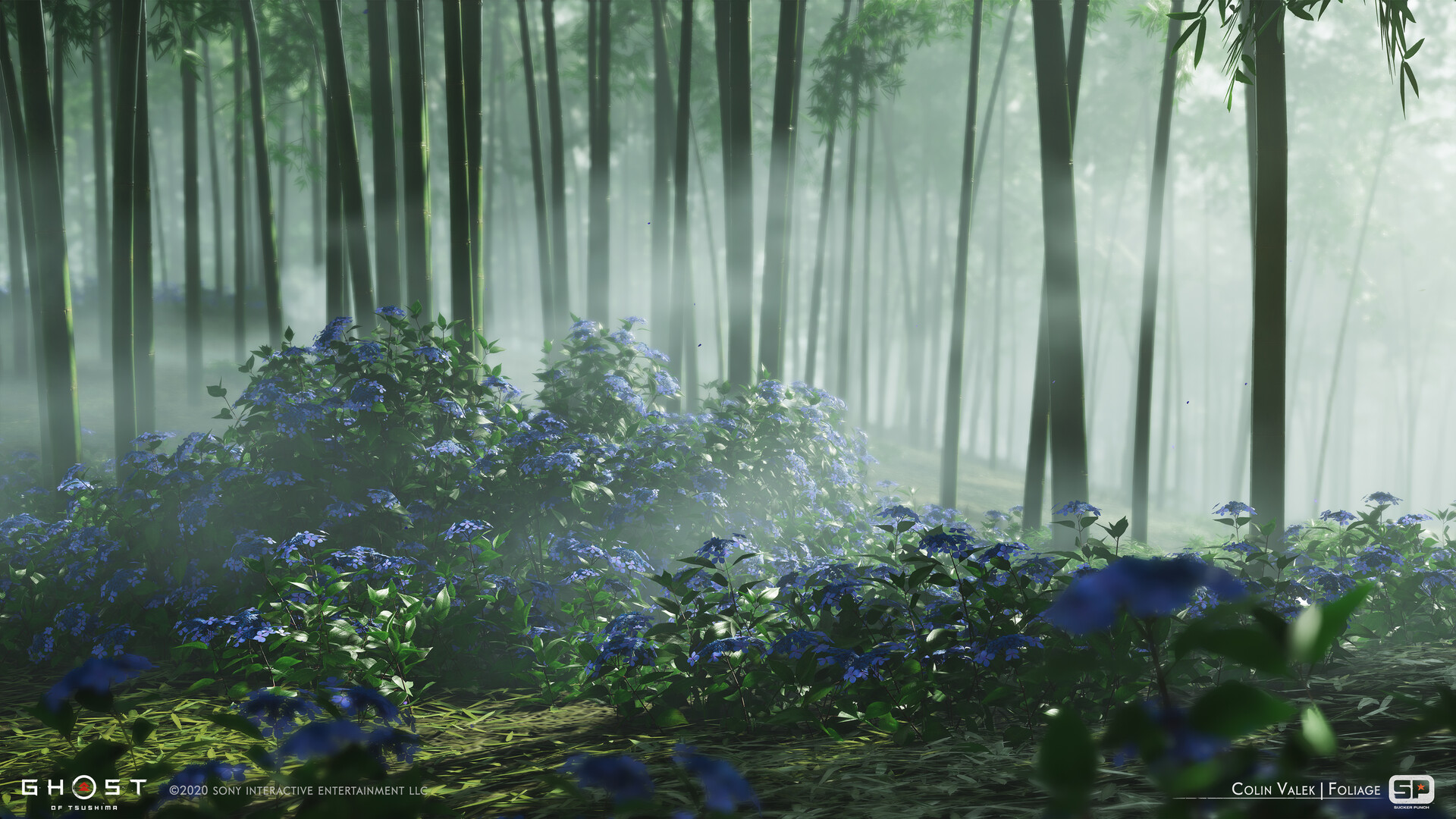 Portfolio of Colin Valek Flowers Ghost of Tsushima