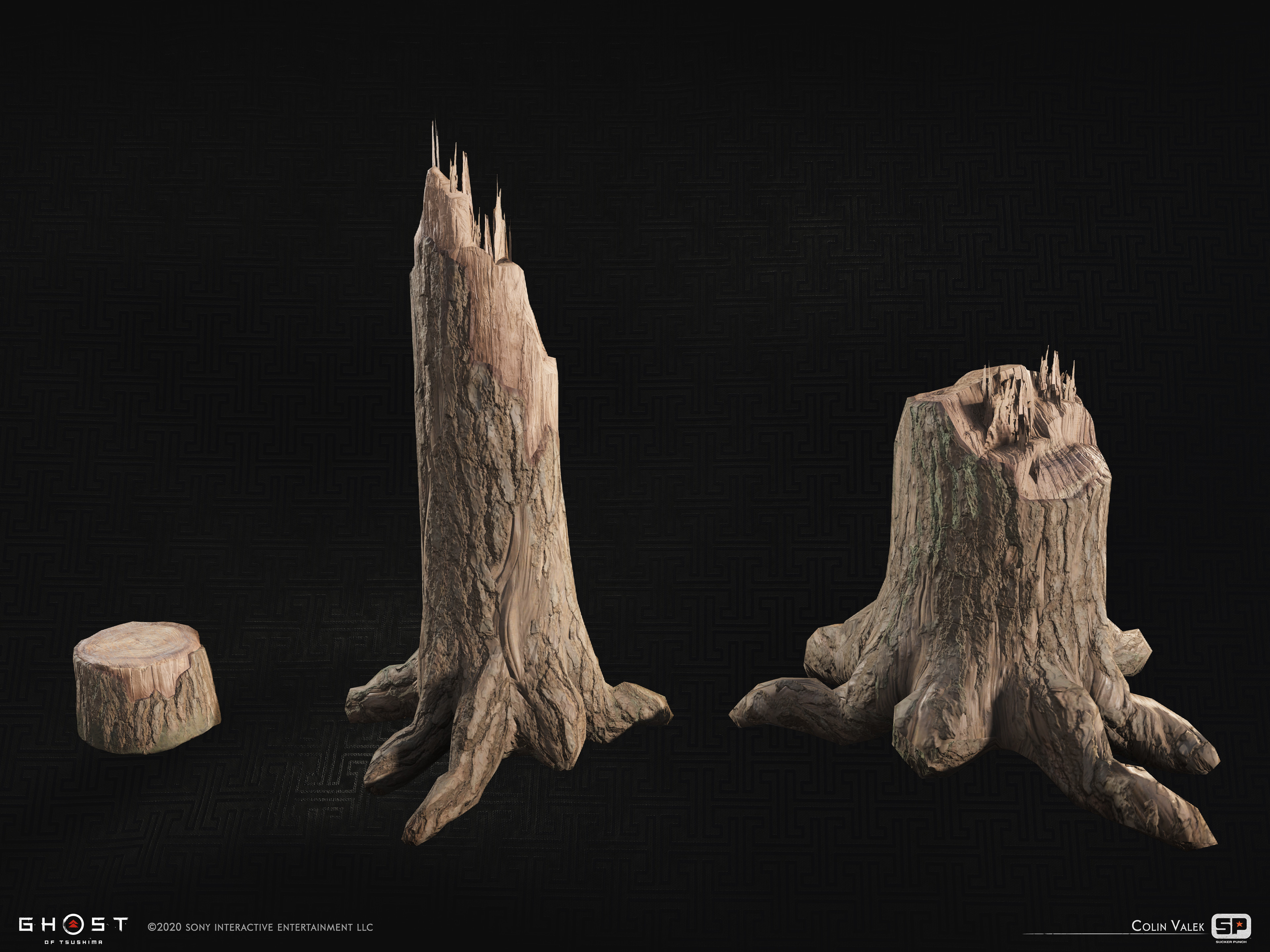 A few tree stump variants.