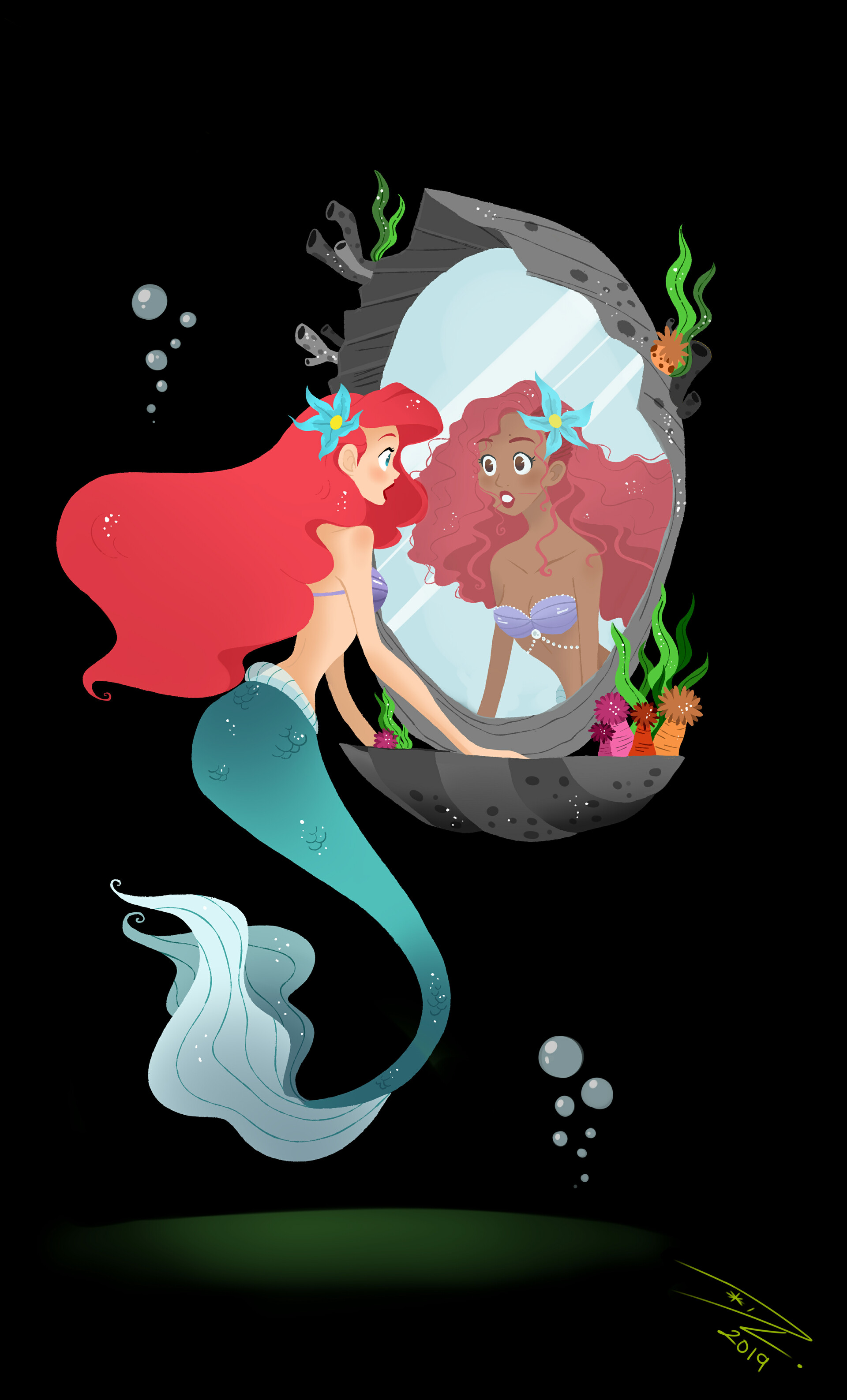 ArtStation - Ariel the little Mermaid🌊🐠