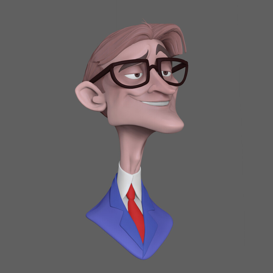 Quick sculpt of a Sandro Cleuzo drawing 