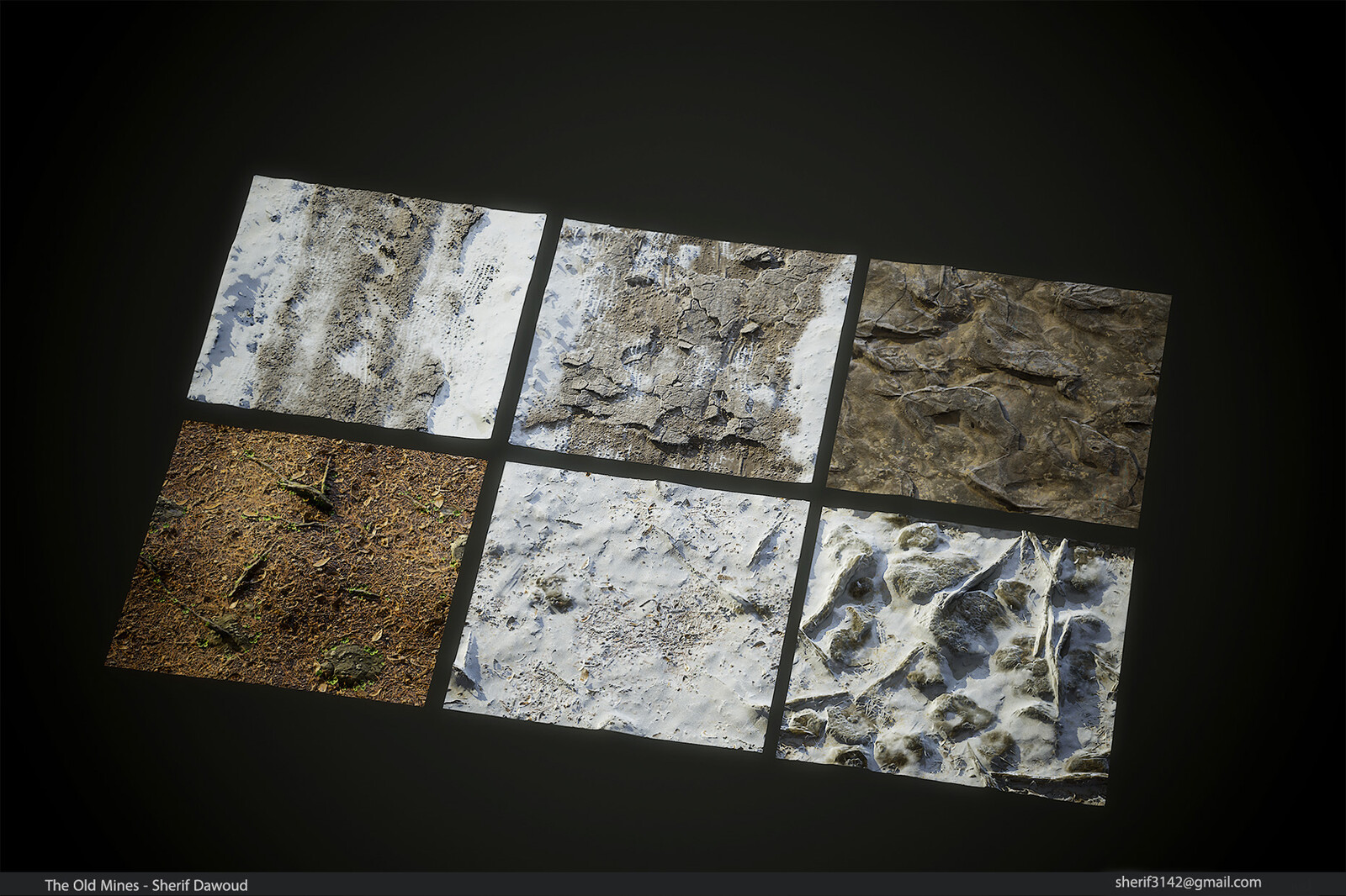 Ground Materials, All made in Substance Designer.