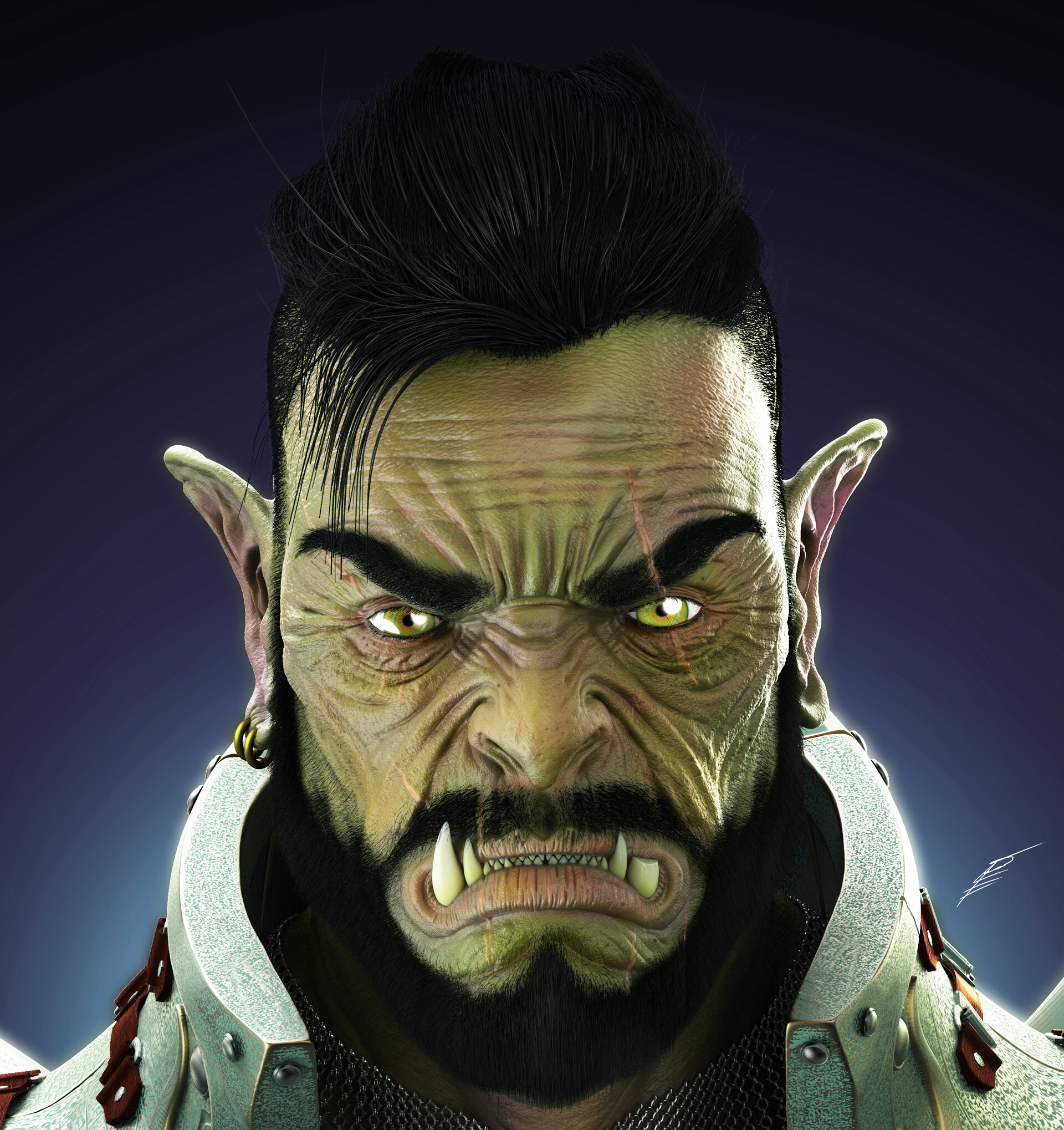 Angel Gonzalez Parra - Orokal Half orc paladin