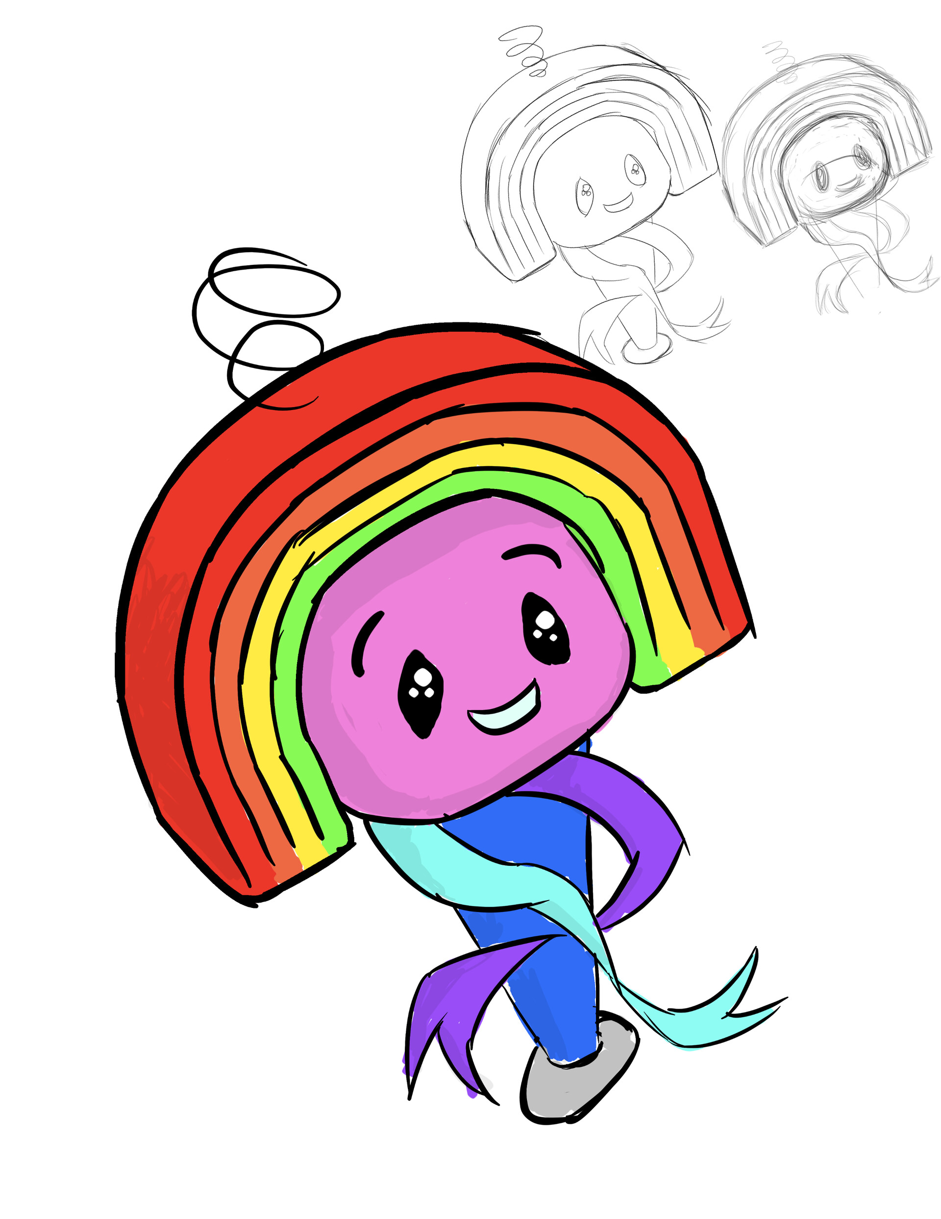 ArtStation - Quick Concept - Rainbow Wand/Baby Rattle