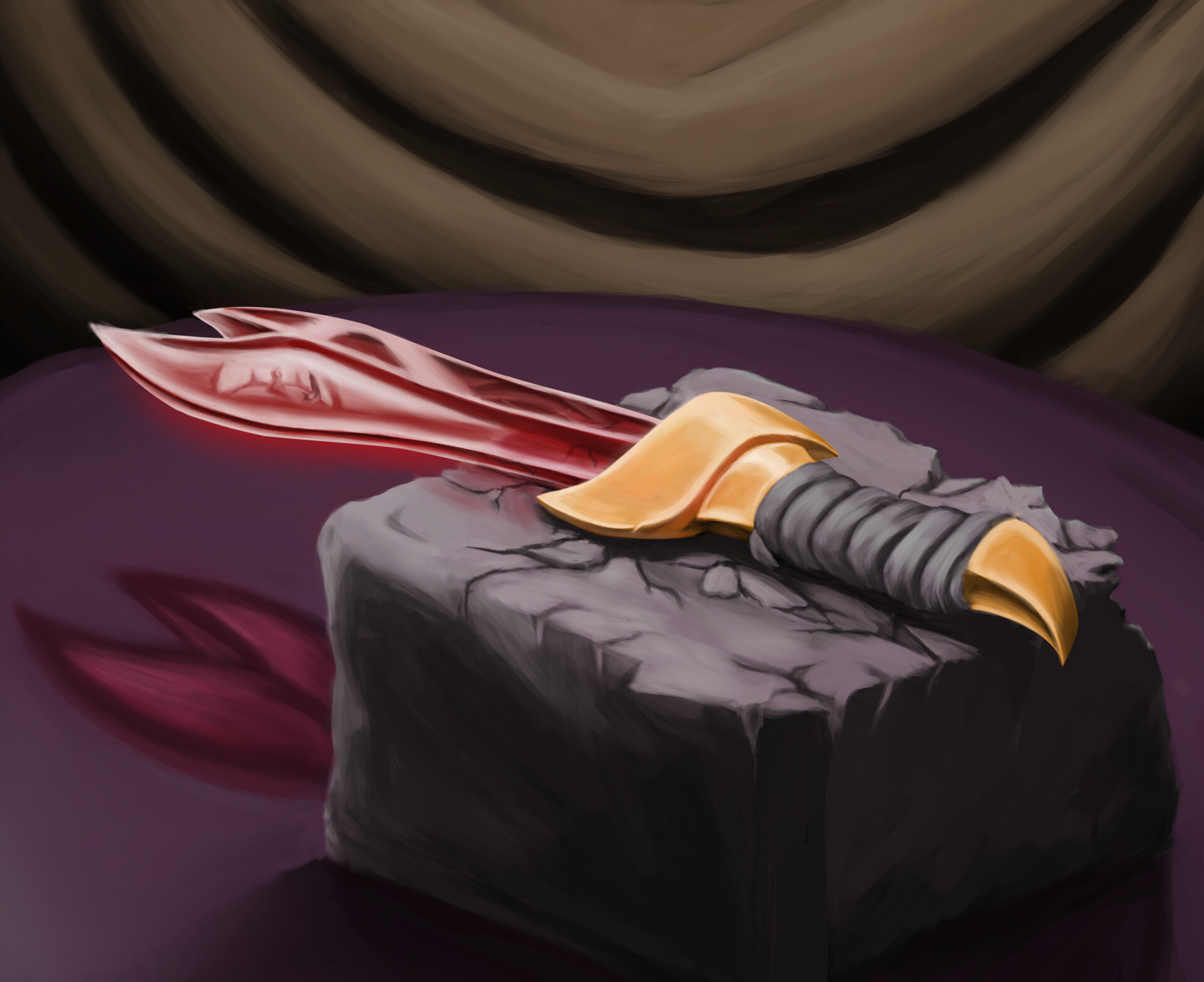 ArtStation Glass Knife Display