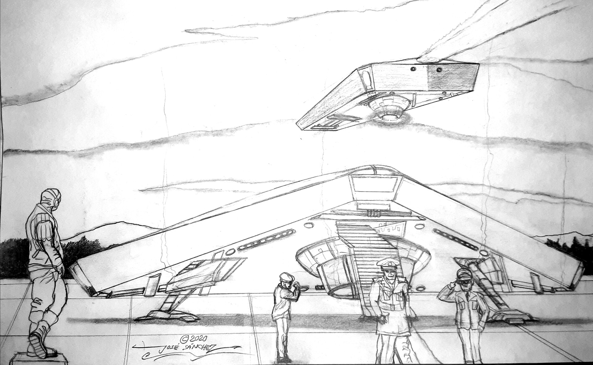 Artstation Tr 3b The Manta Has Landed Early Concept Jose Sanchez