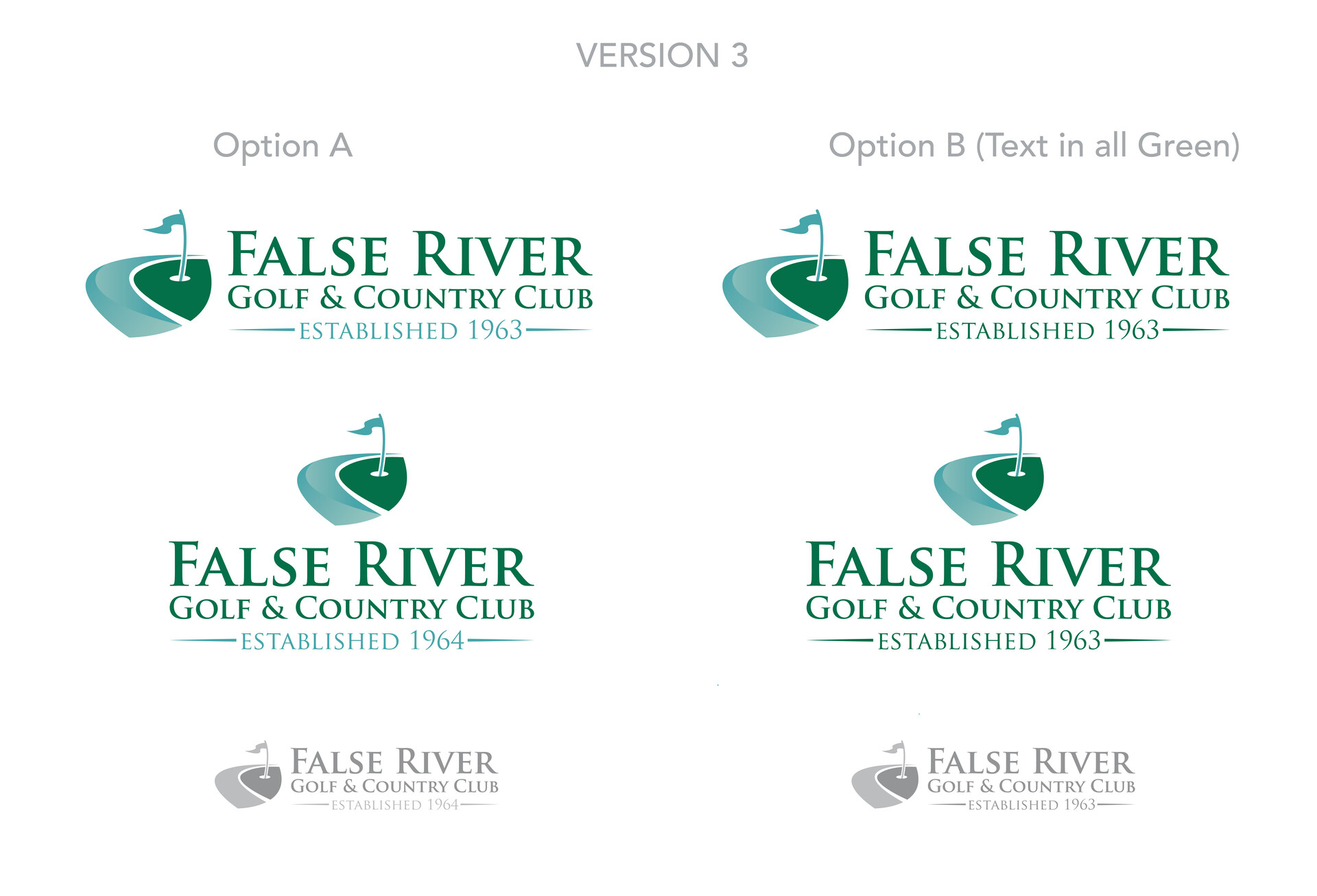 Garrett Landry False River Golf & Country Club Logos