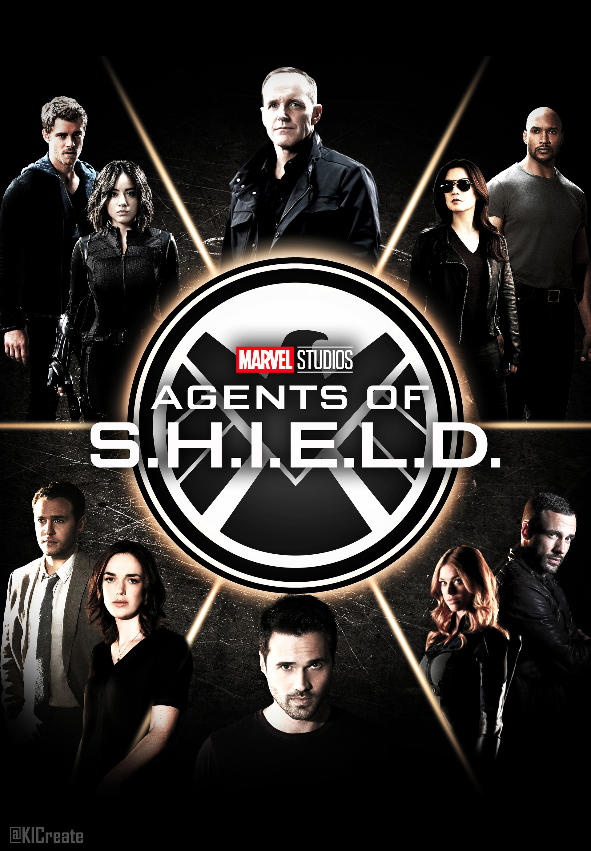Artstation Agents Of S H I E L D Posters Marvel Studios Mcu Version Keane Ip