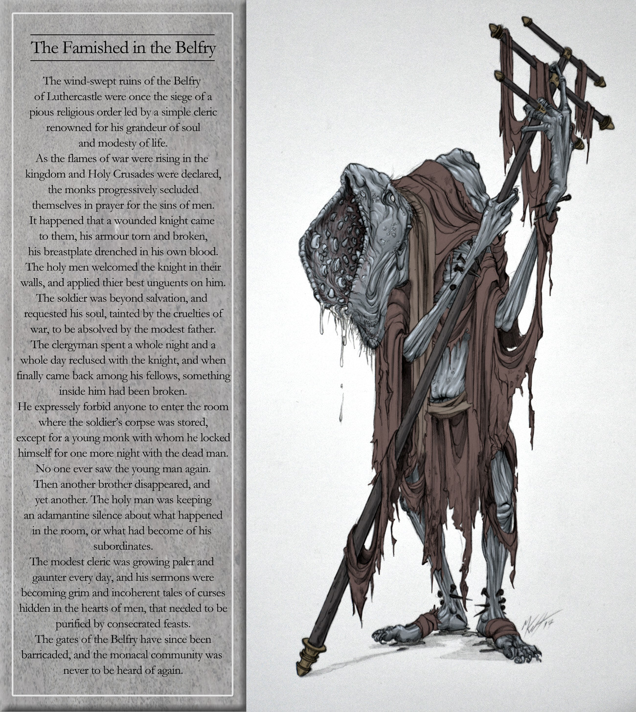 The Priest Of Corruption Novel ArtStation - Corrupted Priest